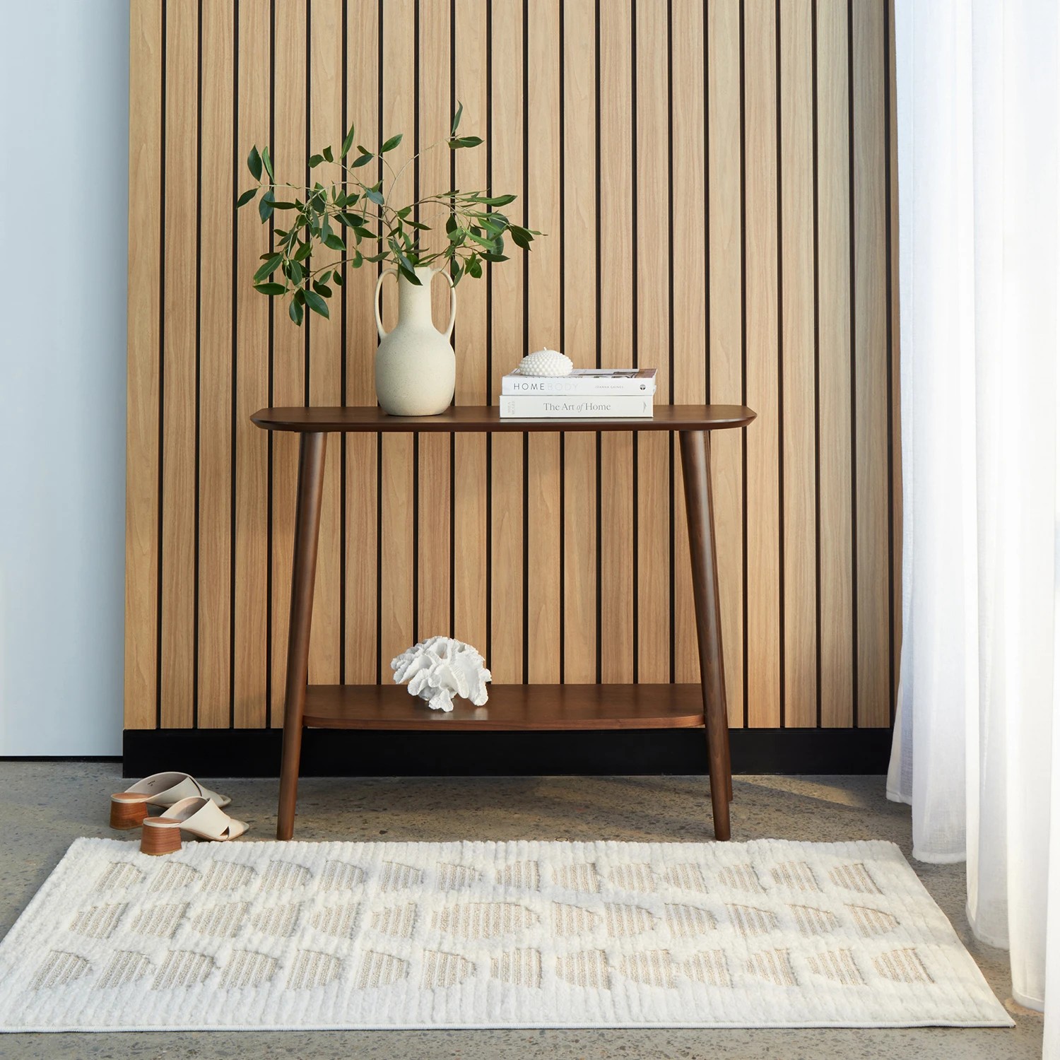 1 Common Ground Rugs Safflower Lou 150x80cm - Small Power Loomed Pet Friendly Floor Rug - Beige, 1 of 6