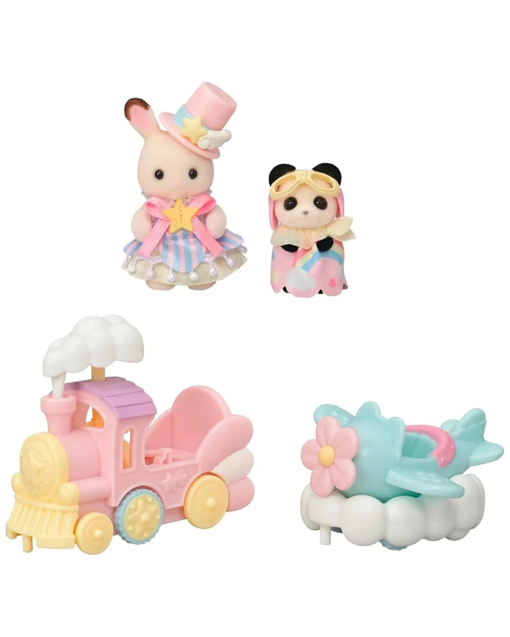 2 Sylvanian Families Plane and Train Amusement Park Ride Set - 5819, 2 of 4