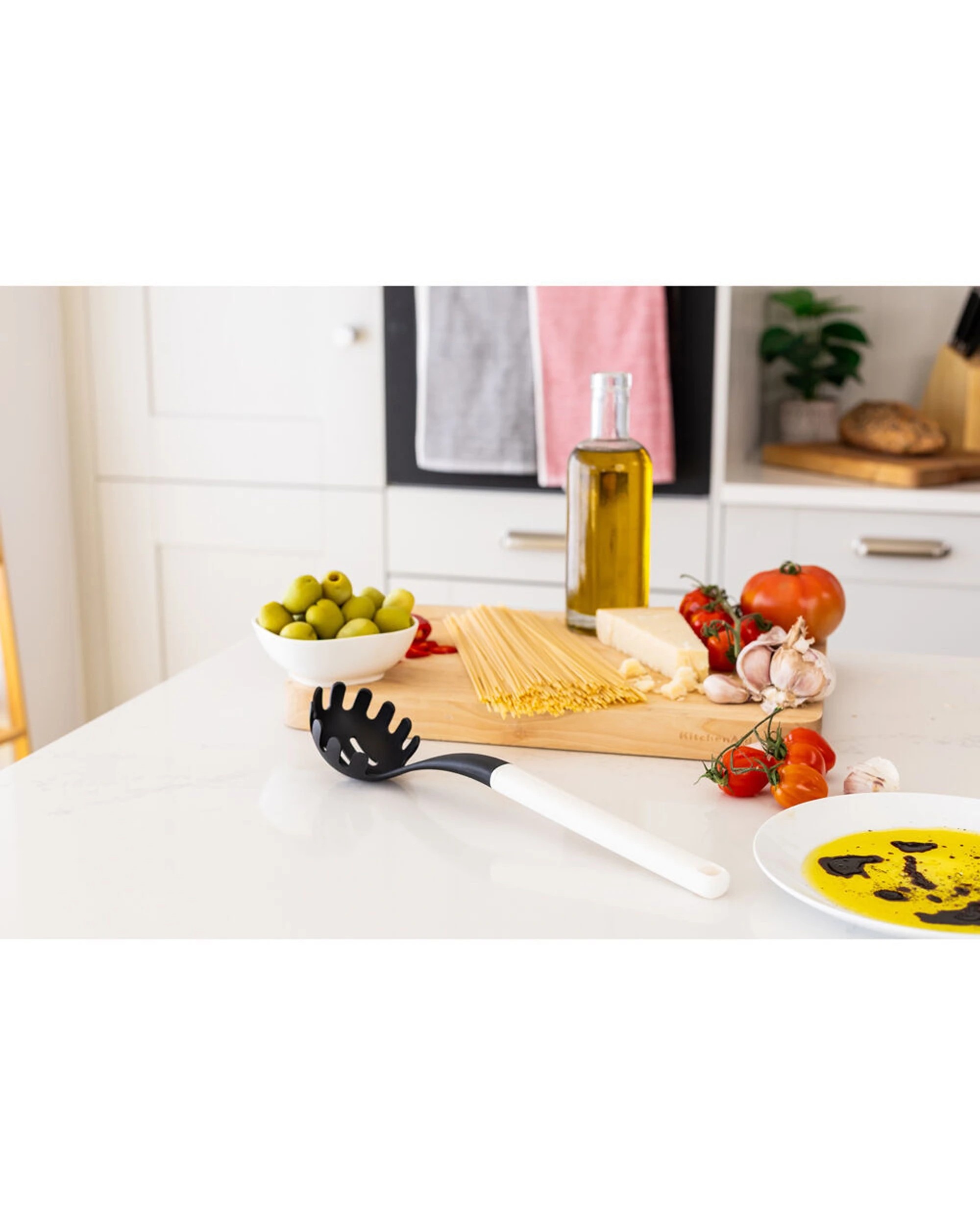 4 KitchenAid Classic Nylon Pasta Server 2PK Heat Resistant Ergonomic Handle - Multi, 4 of 6