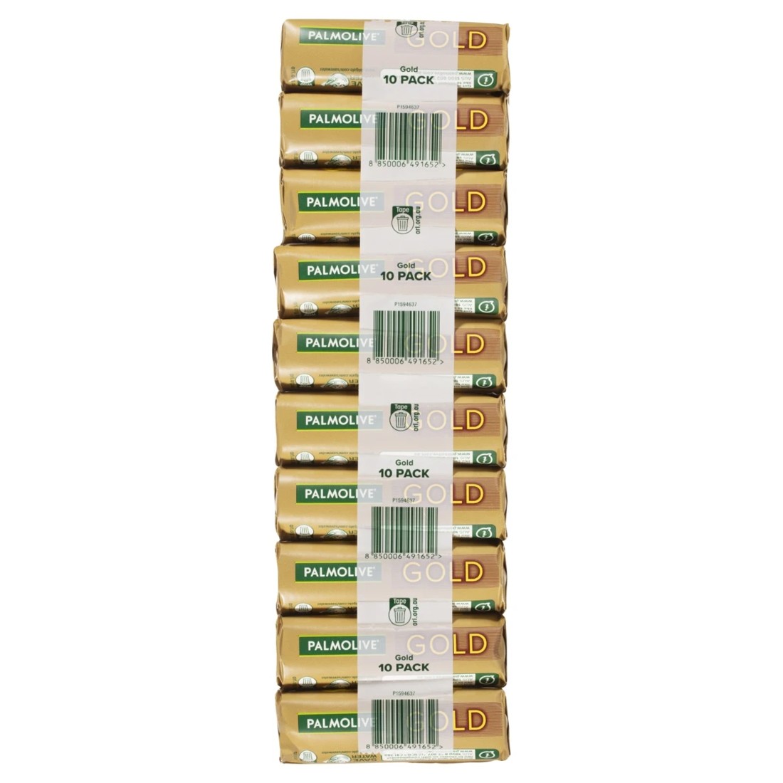 5 Palmolive 10 Pack Gold Daily Deodorant Protection Bar Soap 90g, 5 of 10