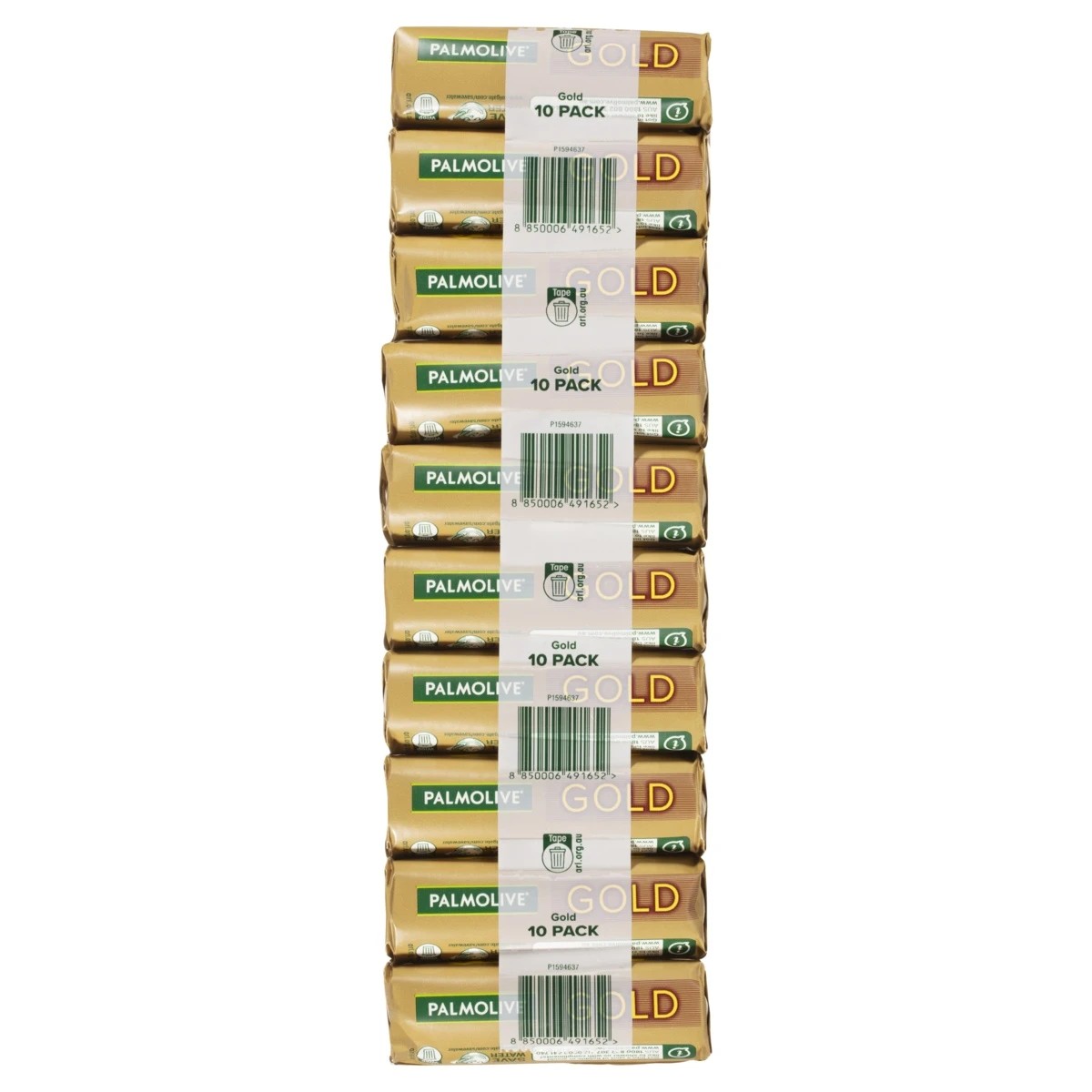 5 Palmolive 10 Pack Gold Daily Deodorant Protection Bar Soap 90g, 5 of 10