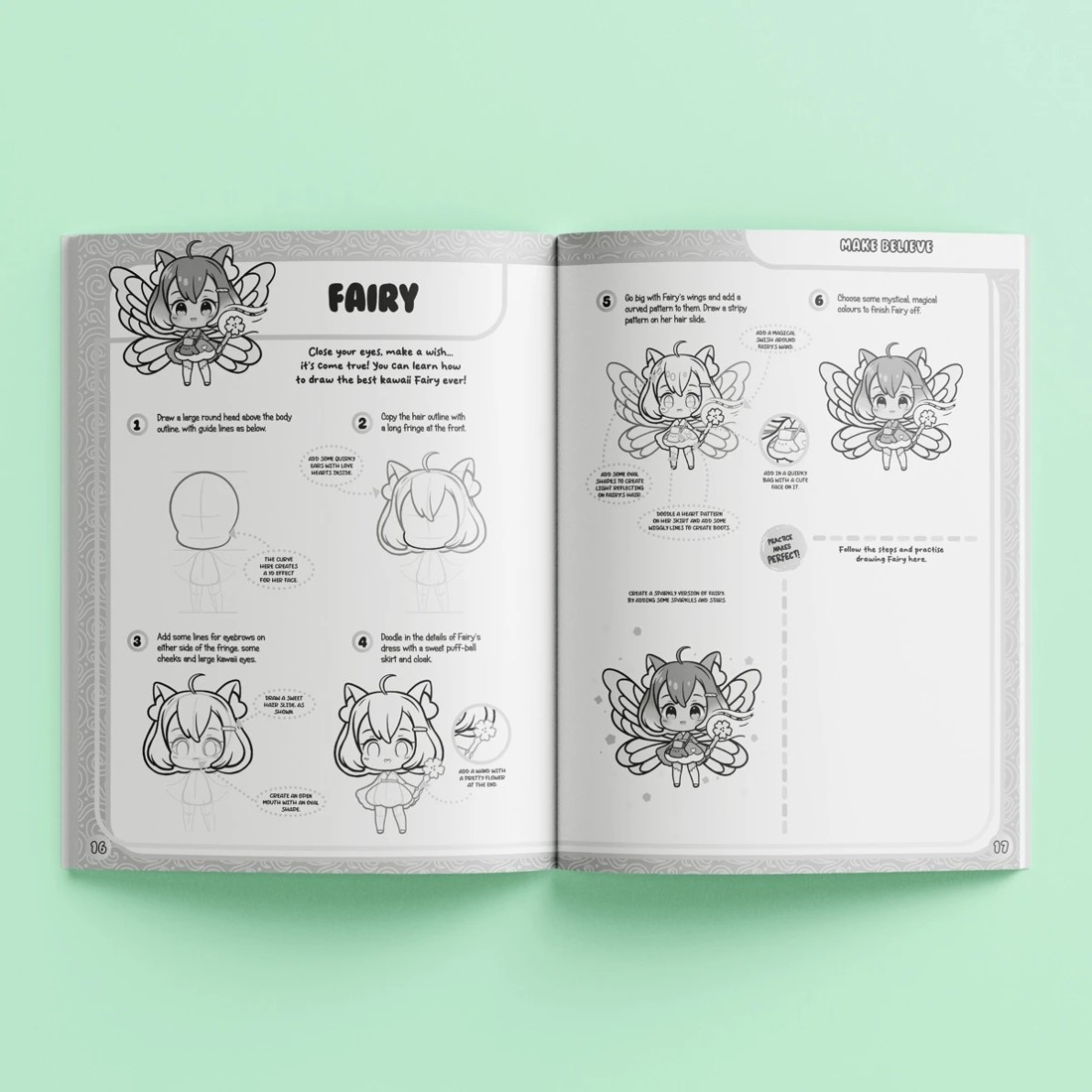 7 Kaleidoscope Draw Kawaii Ultimate Kit - Book, 7 of 10