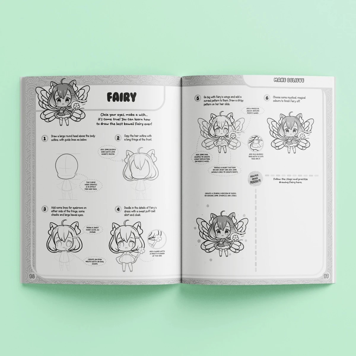 7 Kaleidoscope Draw Kawaii Ultimate Kit - Book, 7 of 10