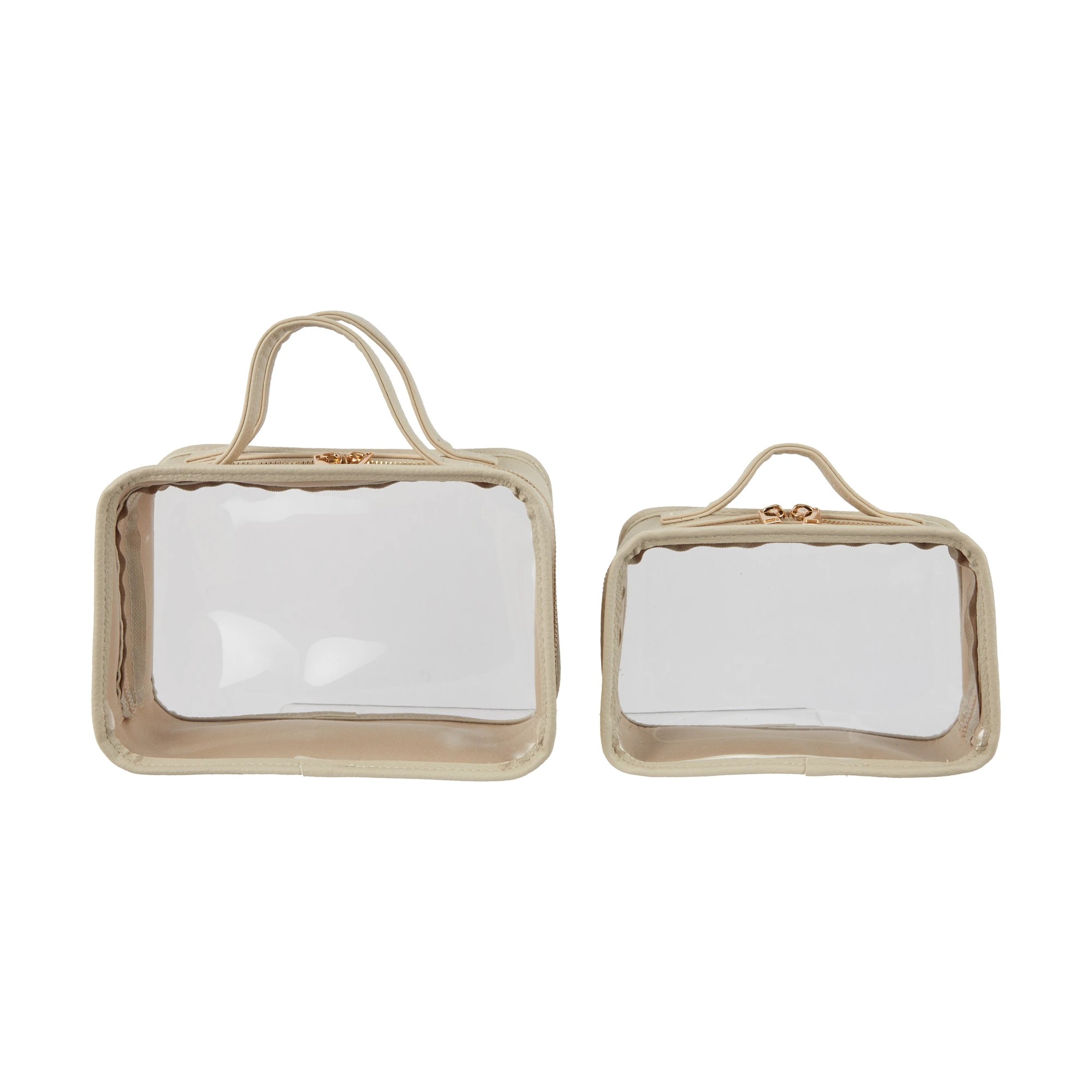 3 OXX Cosmetics 2 Piece Makeup Bags - Praline, 3 of 6