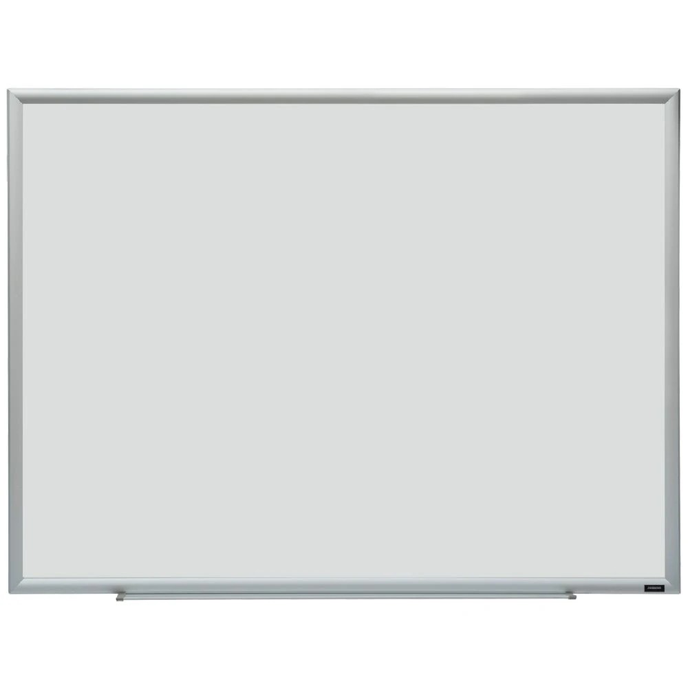 1 J.Burrows Porcelain Whiteboard Silver 1200 x 900mm, 1 of 6