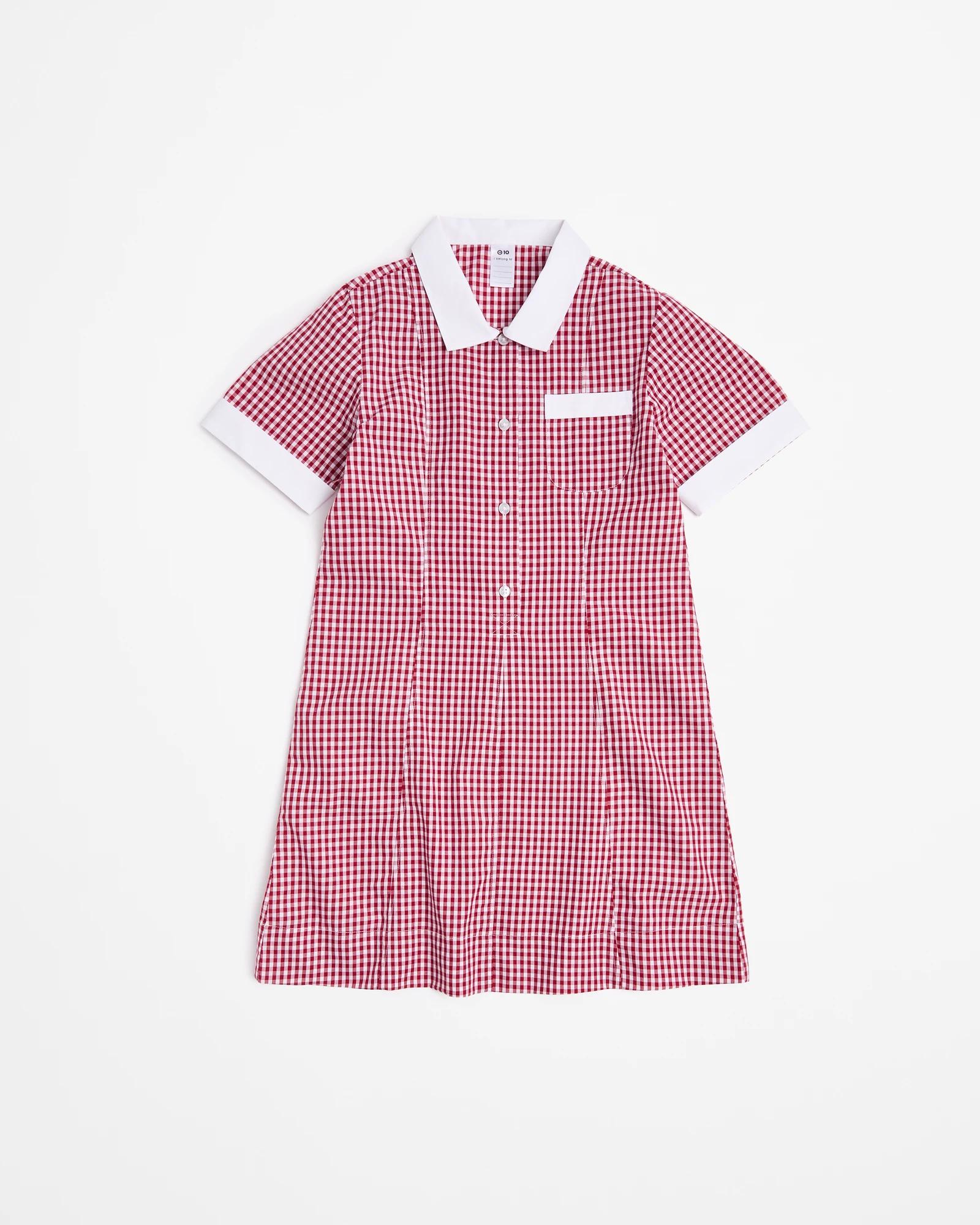1 Target School Gingham Dress RED, 1 of 3