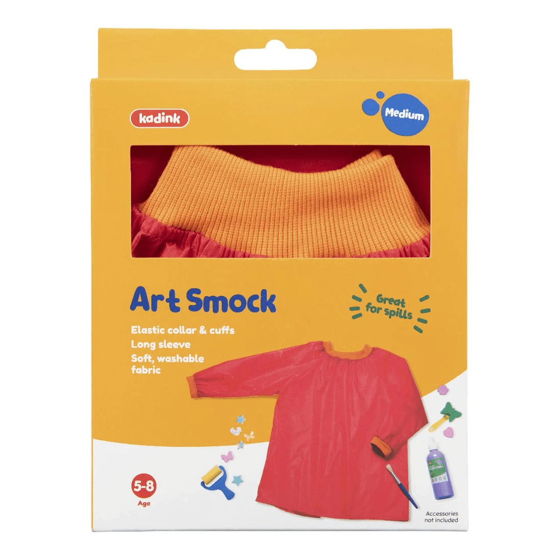 2 Kadink Art Smock Medium Red, 2 of 4