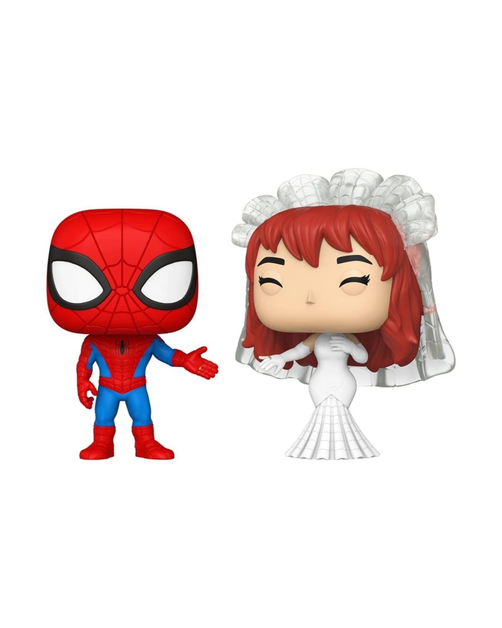 2 Marvel Comics Spider-Man and MJ Funko POP! Vinyl, 2 of 3