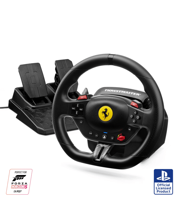 B. toys Thrustmaster T98 - P Ferrari 296 GTB Racing Wheel For Playstation & PC - Black