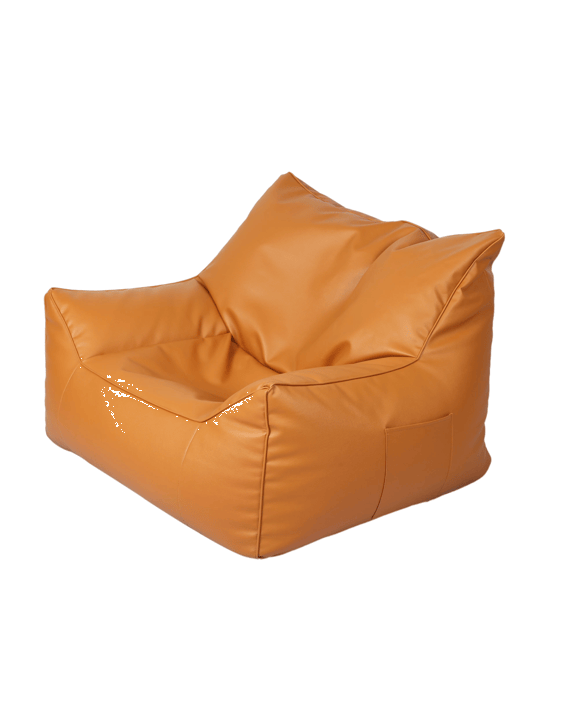 Marlow Bean Bag  PU Cover Only - Brown