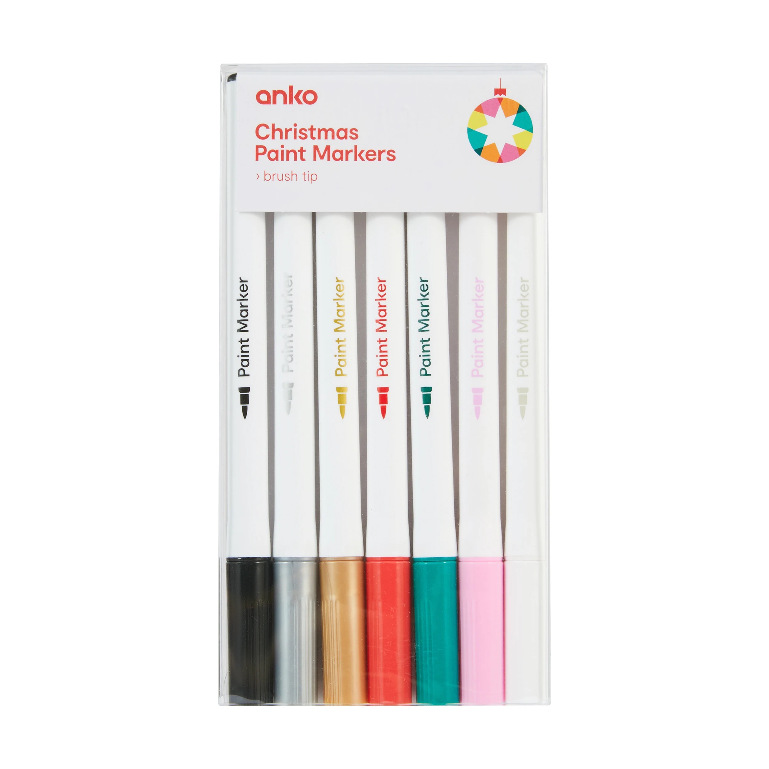 1 Christmas Paint Markers 7 Pack, 1 of 4