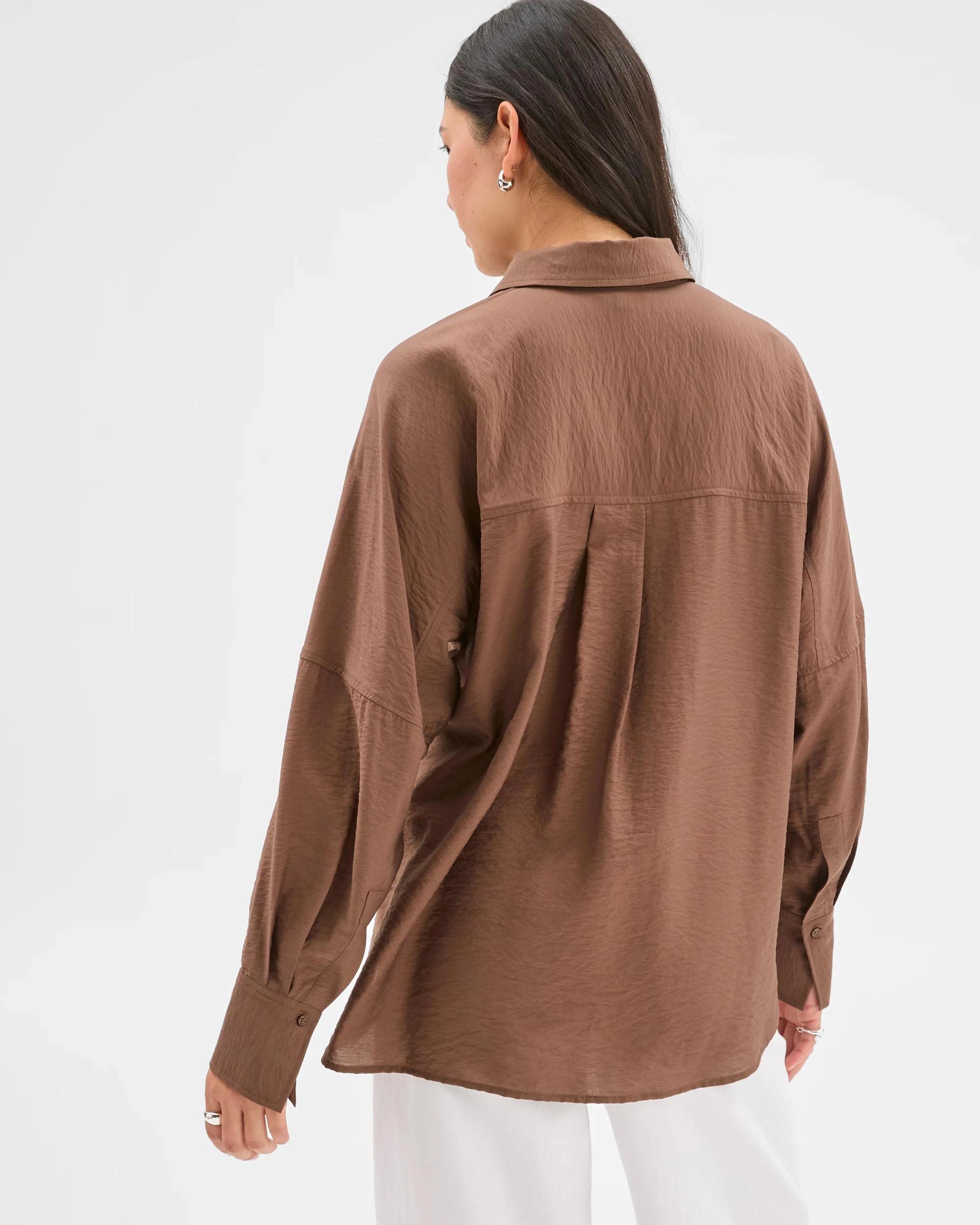 8 Target Woman Relaxed 2-Way Shirt FALL LEAF, 8 of 8