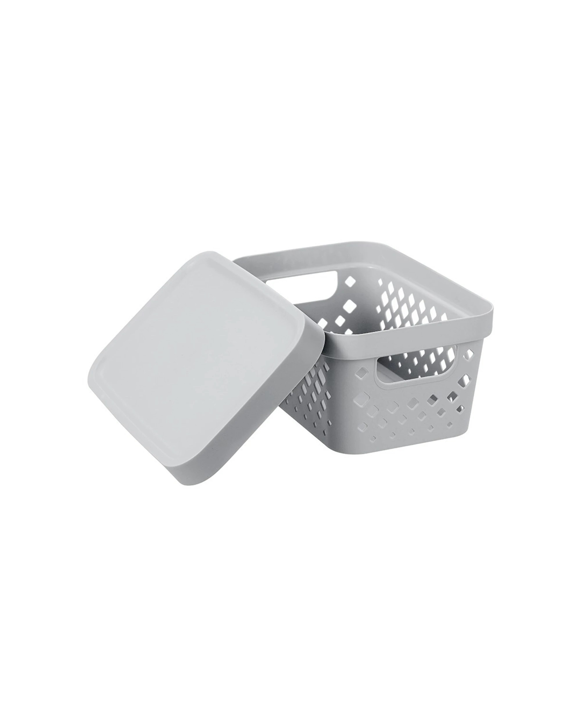 4 Boxsweden Kept Diamond 40L-26cm Storage Bin Lidded Durable Plastic Ventilated - Assorted, 4 of 7