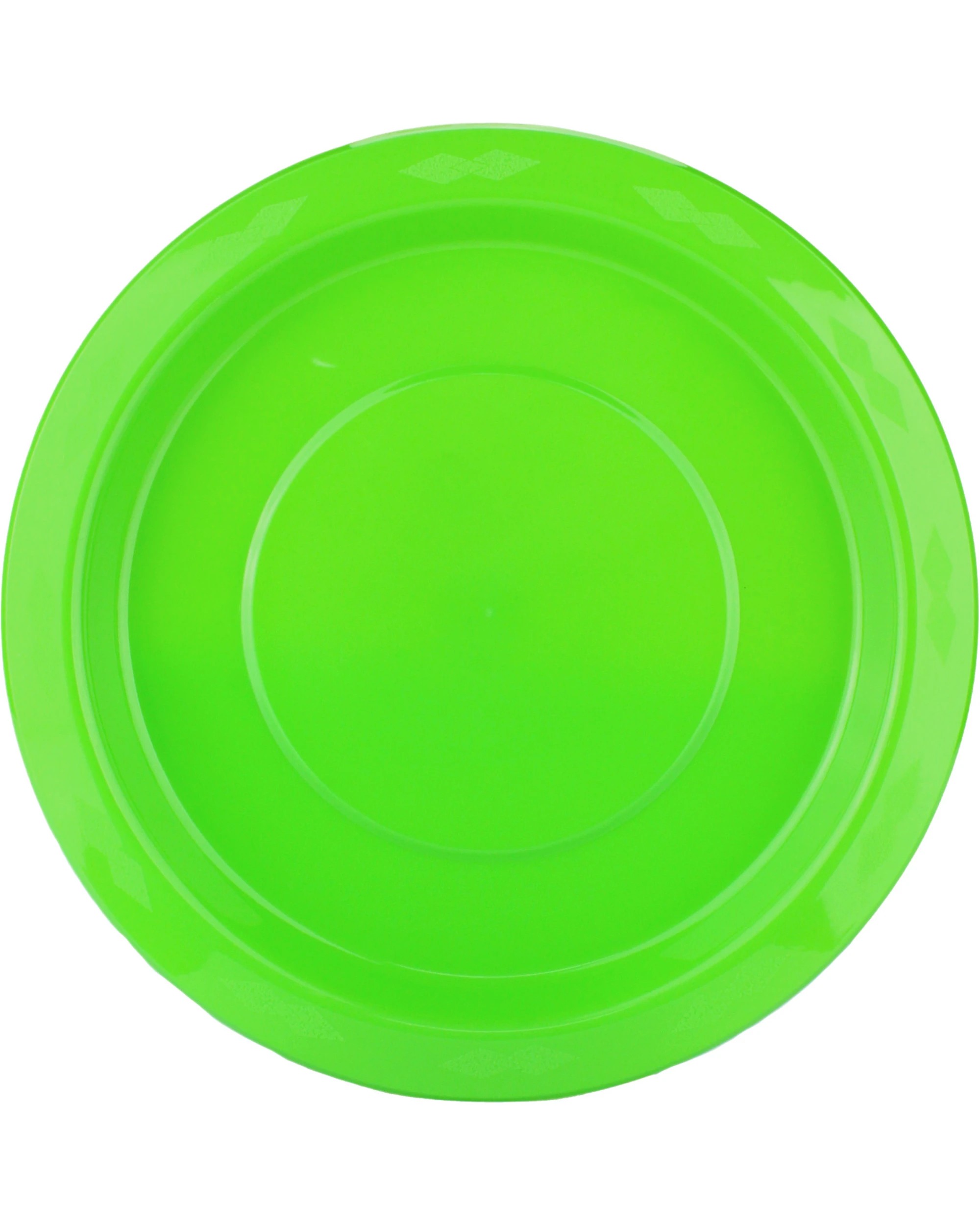 1 Alpen 23cm Reusable Plates Pack of 20 - Lime Green - Lime Green, 1 of 3