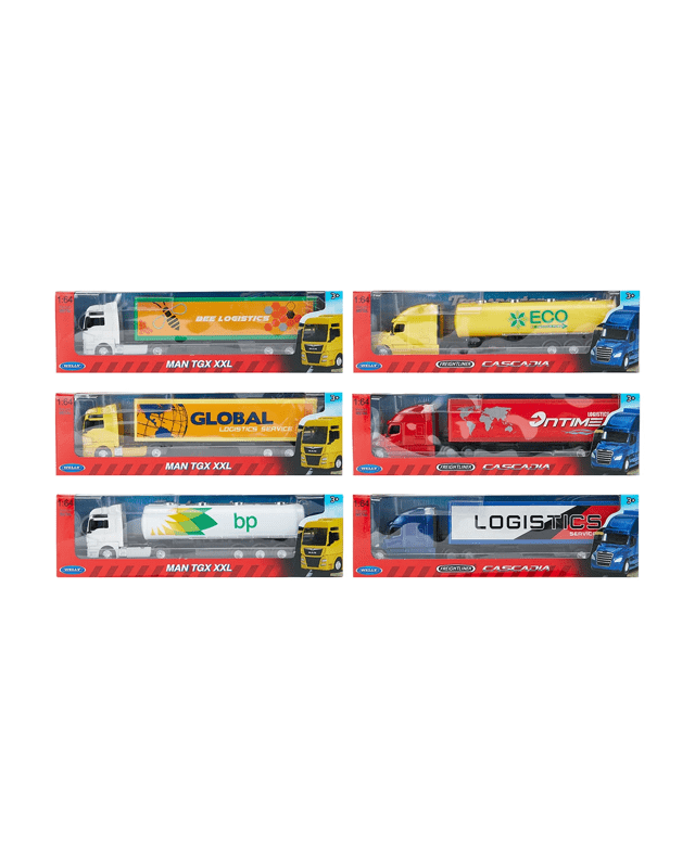 Welly 1:64 Scale Diecast Metal Trucks - Asso
