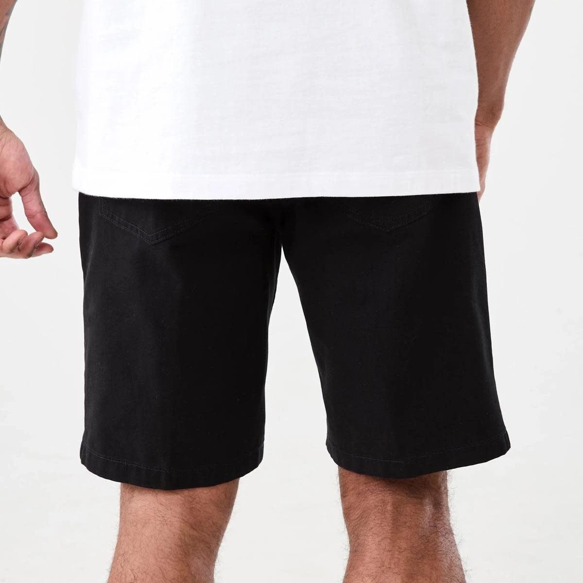 3 Regular Denim Shorts BLACK, 3 of 6