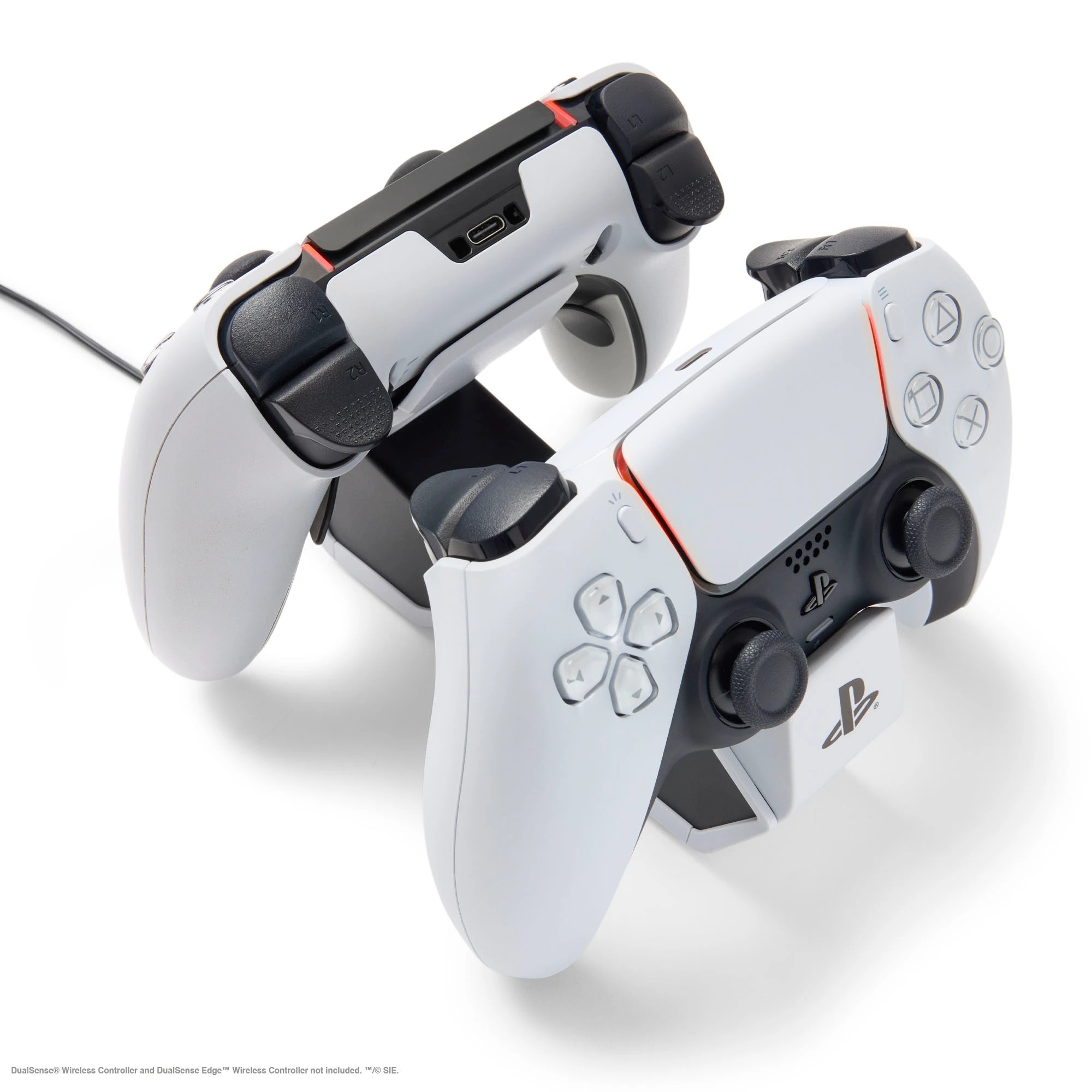 10 PowerA Twin Charging Station for PlayStation 5 DualSense Wireless Controllers - White, 10 of 10