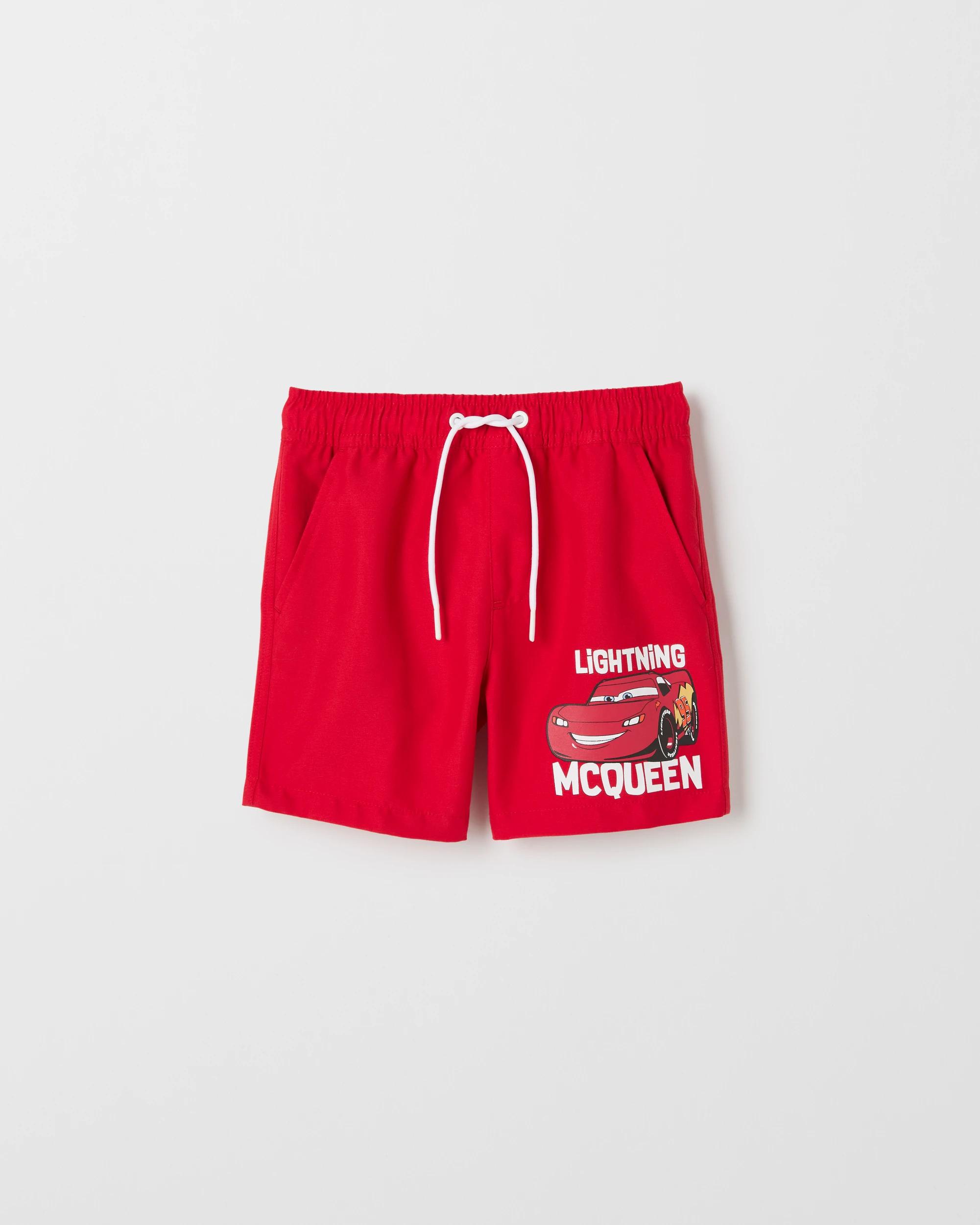 1 Disney Pixar Cars Swim Boardshorts RED, 1 of 2