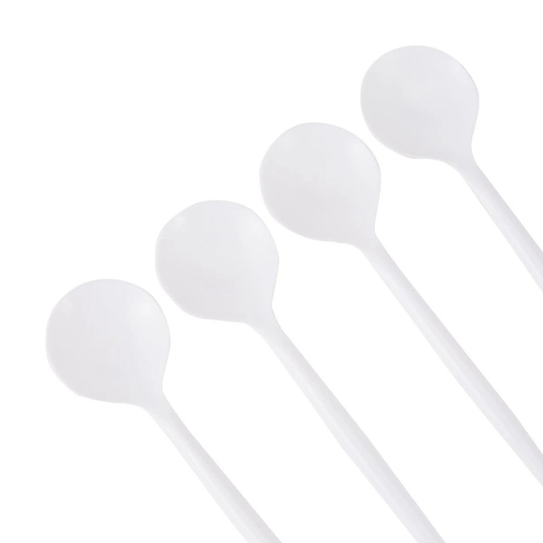 2 30 Piece White Reusable Spoons, 2 of 5