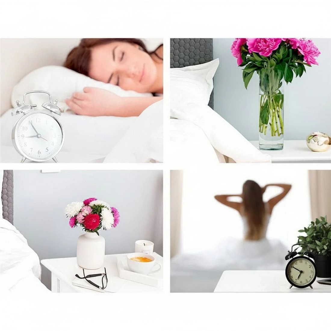 4 Artiss Bedside Table 2 Drawers - White, 4 of 7