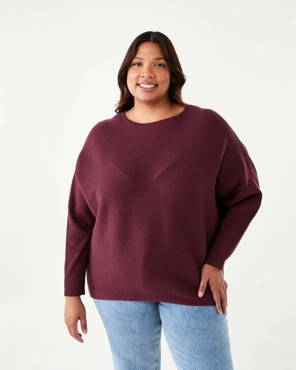 Curve Long Sleeve Batwing Jumper