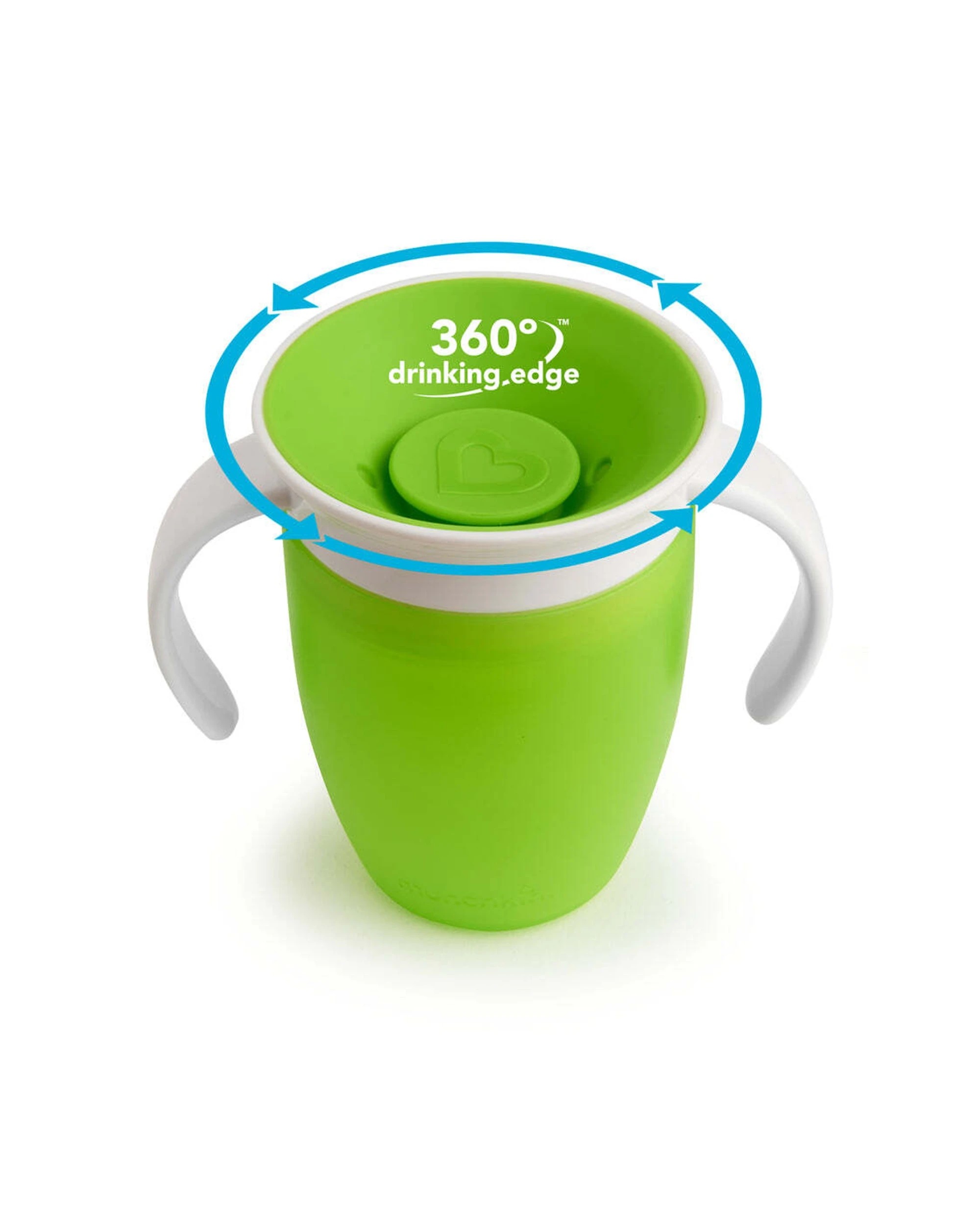4 Munchkin Miracle 360 Anti-Spill Trainer Cup 7oz Easy To Clean 6 Months - Green, 4 of 4