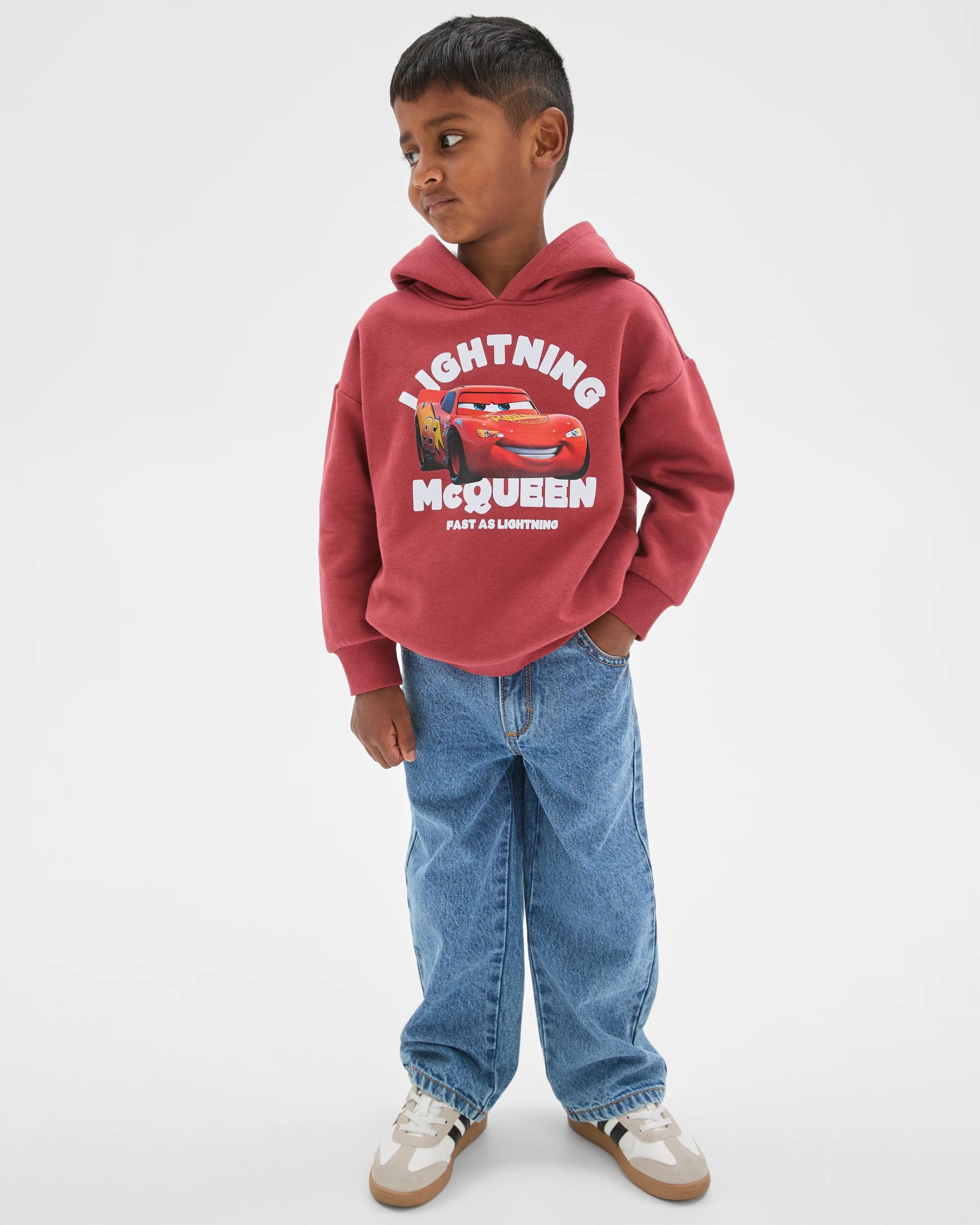 2 Disney Australian Cotton Blend Oversized Hoodie RED, 2 of 6