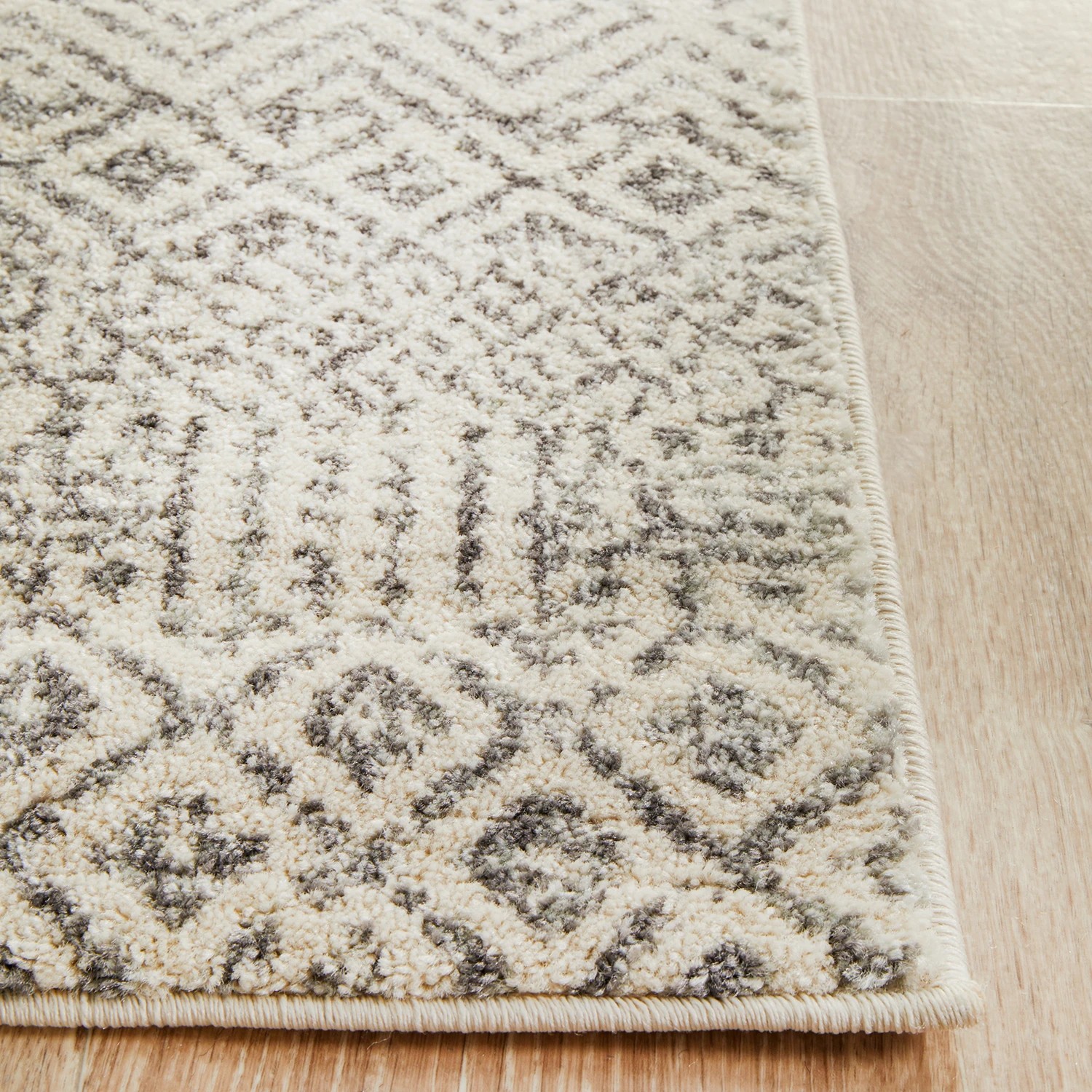 6 Common Ground Rugs Encore 265 500x80cm - Extra Large Runner Power Loomed Pet Friendly Rug - Silver, 6 of 9