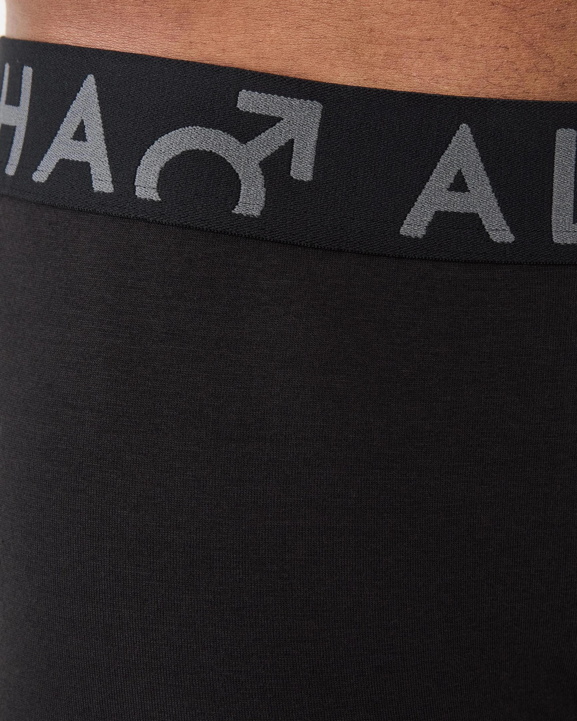 6 3 Pack Mid Length Trunks All Black, 6 of 6