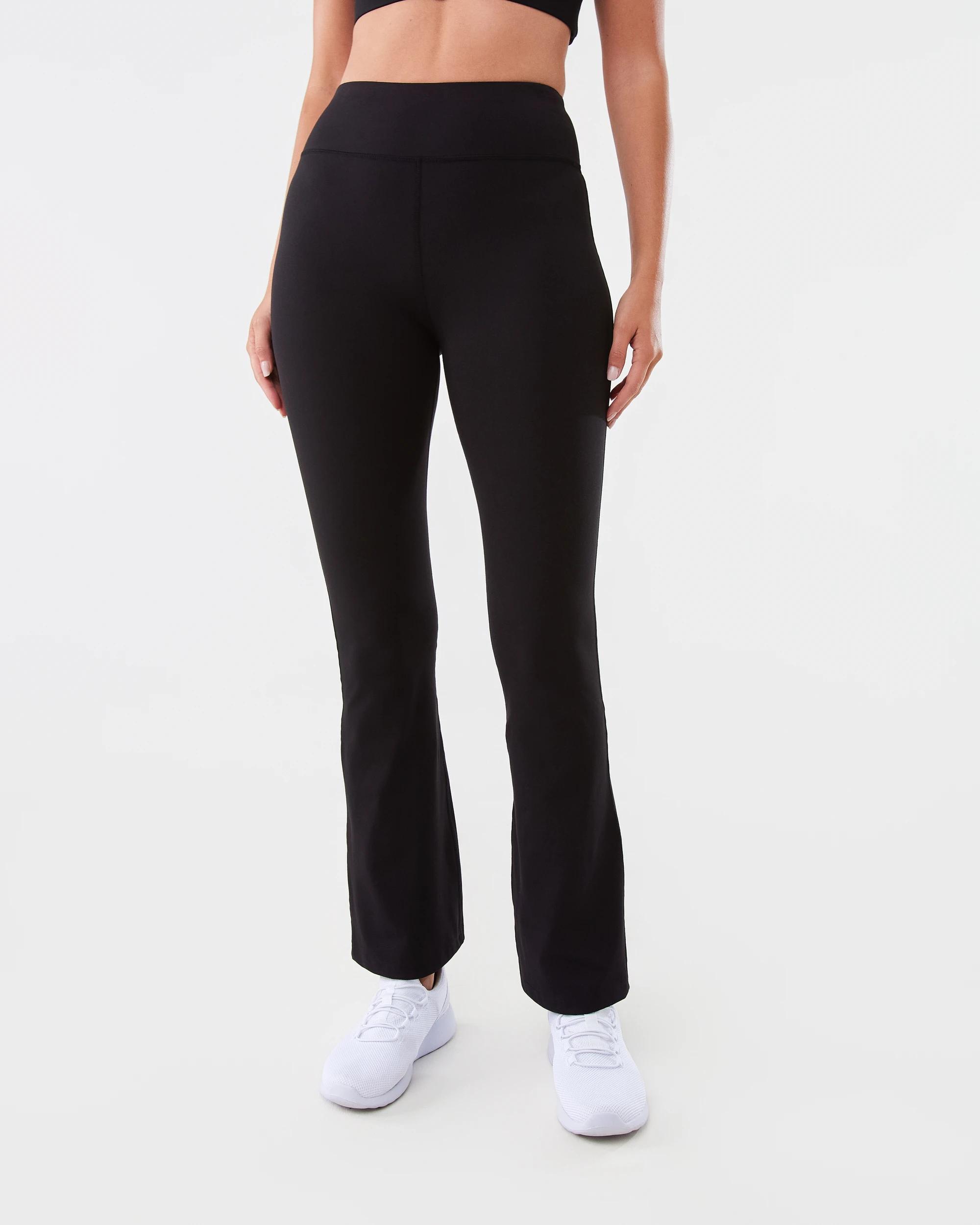 1 Active Womens Flare Leggings BLACK, 1 of 5