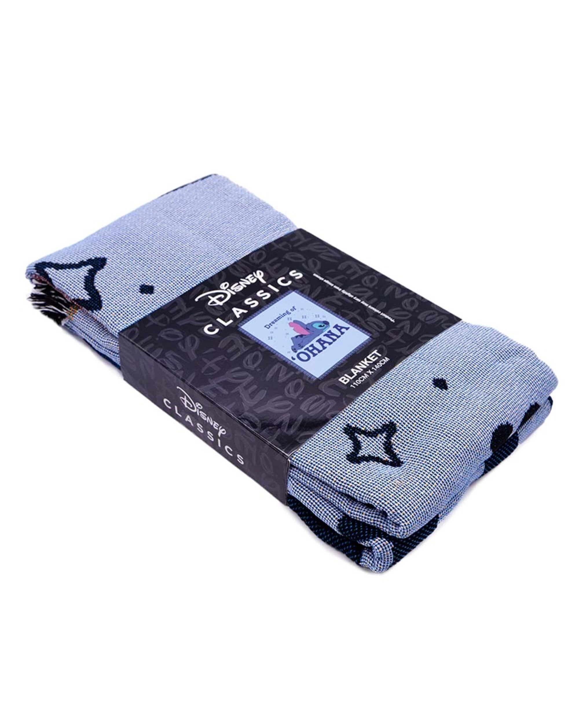 2 Disney - Lilo & Stitch - Dreaming of Ohana Woven Blanket - Blue, 2 of 2