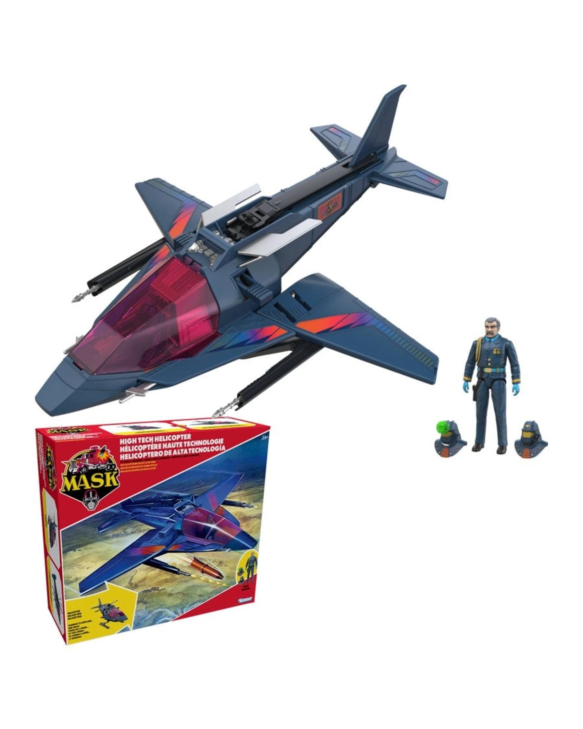 1 M.A.S.K. High Tech Helicopter Vehicle and Action Figure, 1 of 3