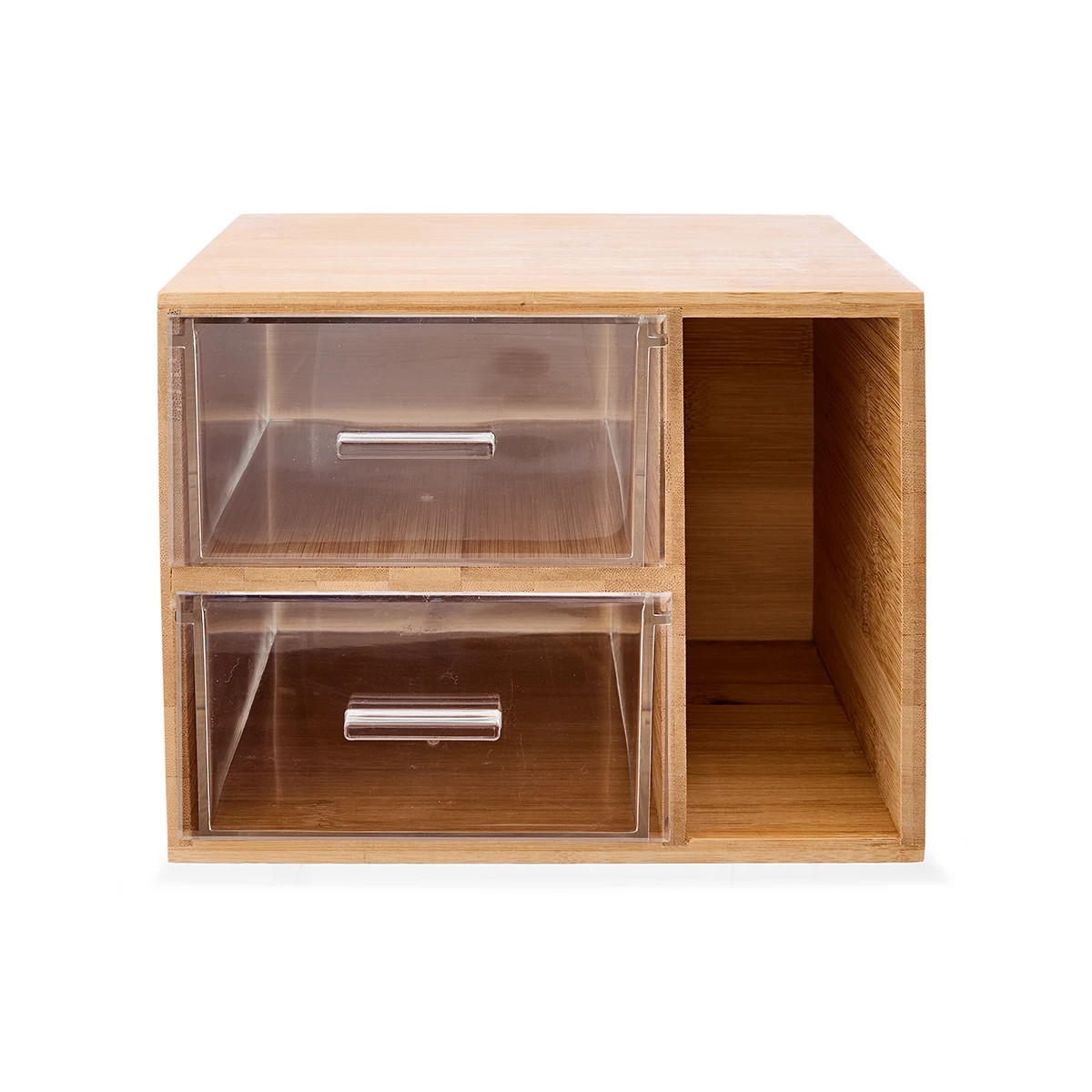 5 Bamboo and Plastic Square 2 Drawers, 5 of 8