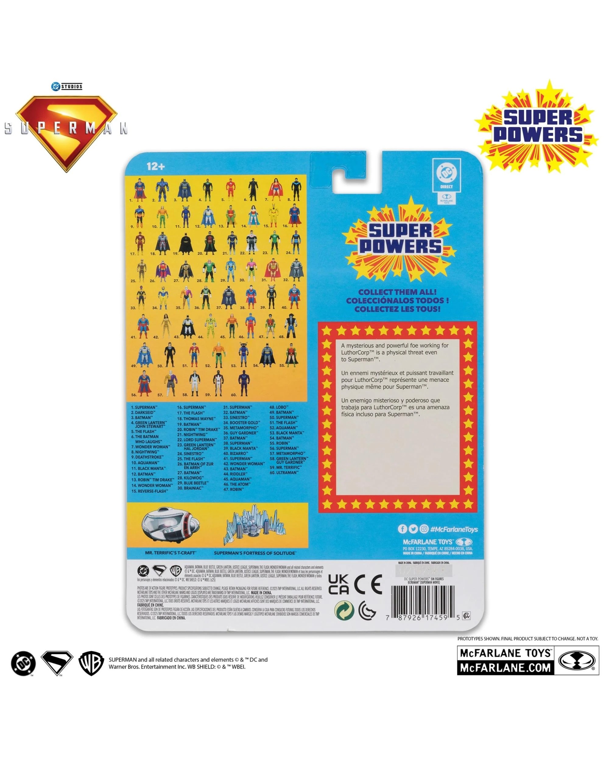 6 DC Super Powers Superman Legacy - 2025 -  Ultraman 4.5 inch Action Figure, 6 of 6