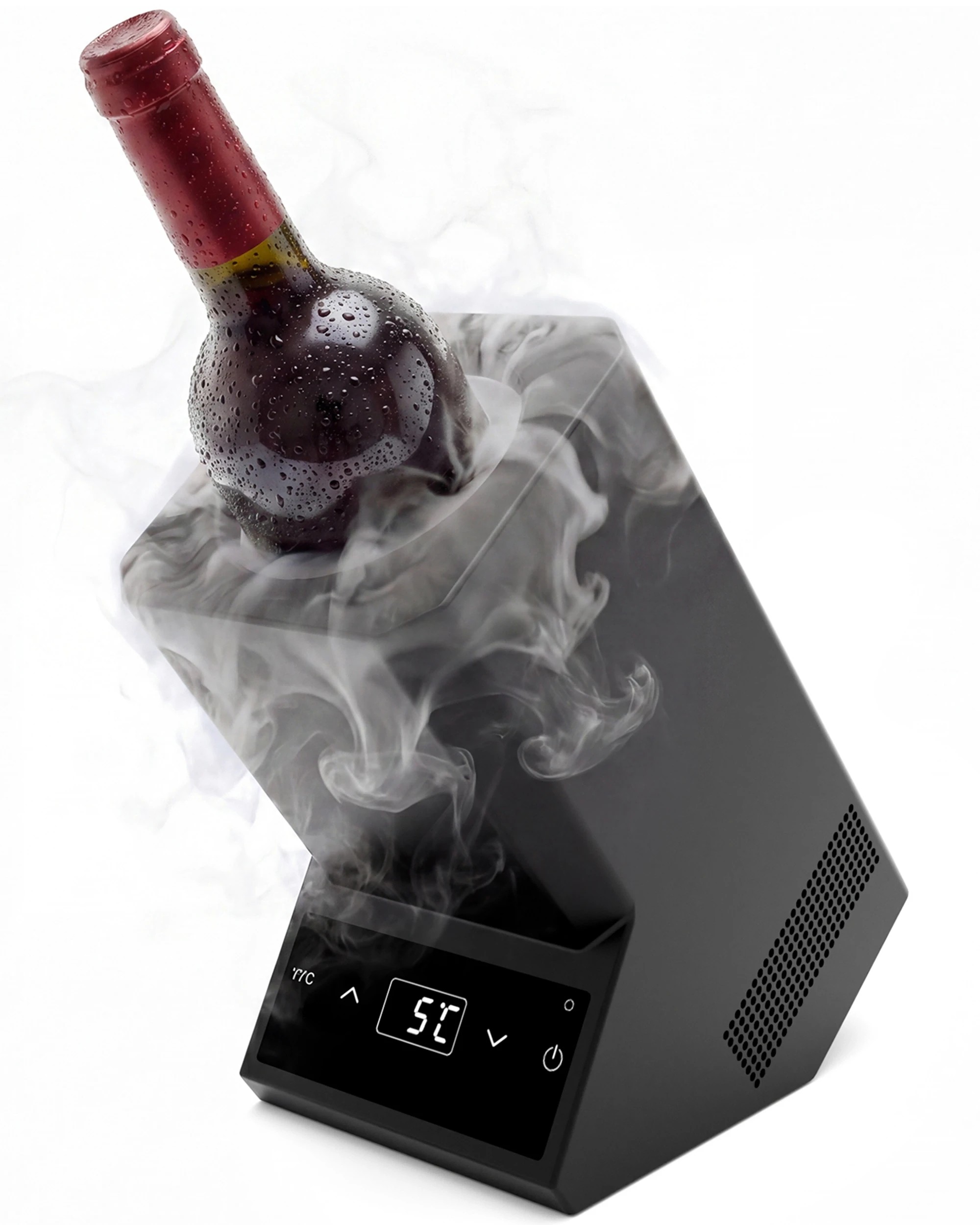 1 Advwin Portable Wine Chiller, Electric Wine Cooler for Bottles - Black, 1 of 1