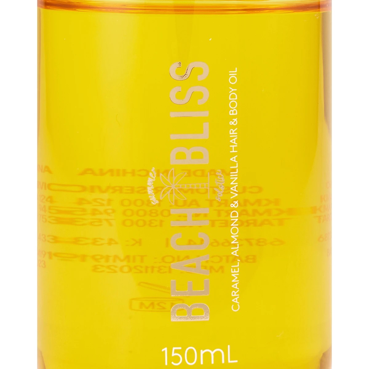 5 OXX Fragrance Beach Bliss Summer Solstice Hair and Body Oil 150ml - Caramel, Almond and Vanilla, 5 of 8