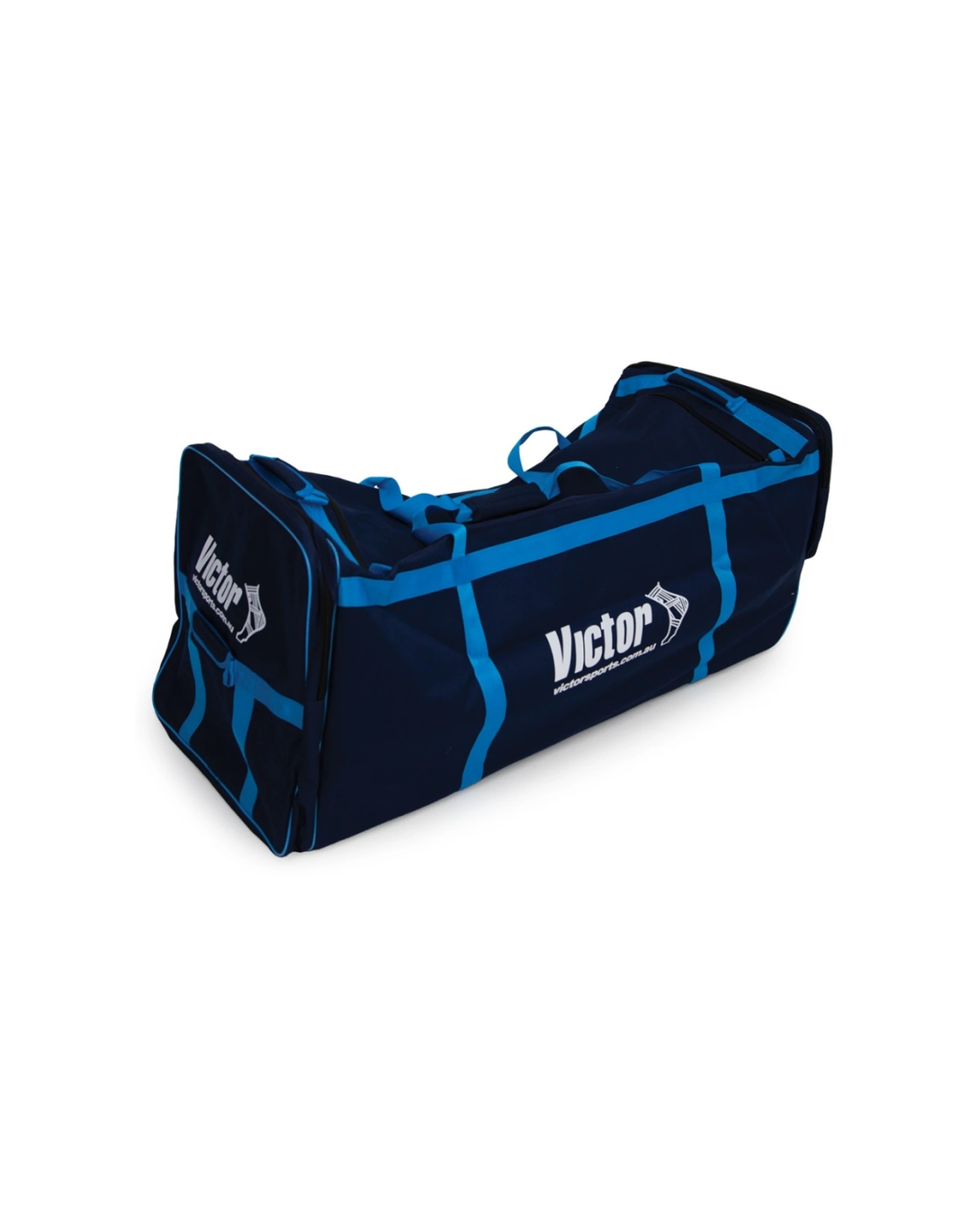 2 Victor Sports Trolley Bag Competition Equipment Storage With Wheels - Blue, 2 of 3