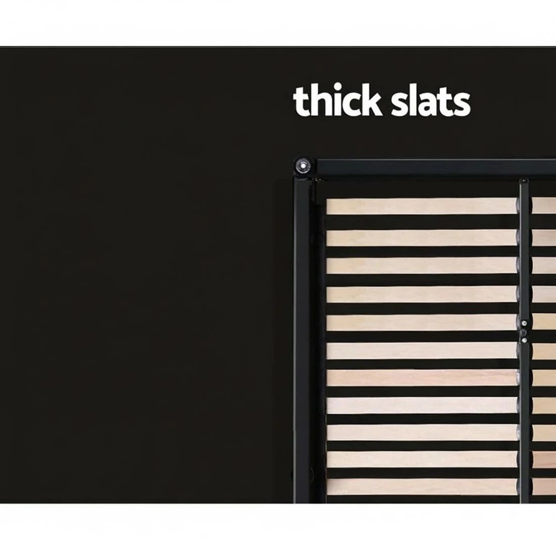 5 Artiss Bed Frame Double Size  VANKE - Grey, 5 of 10