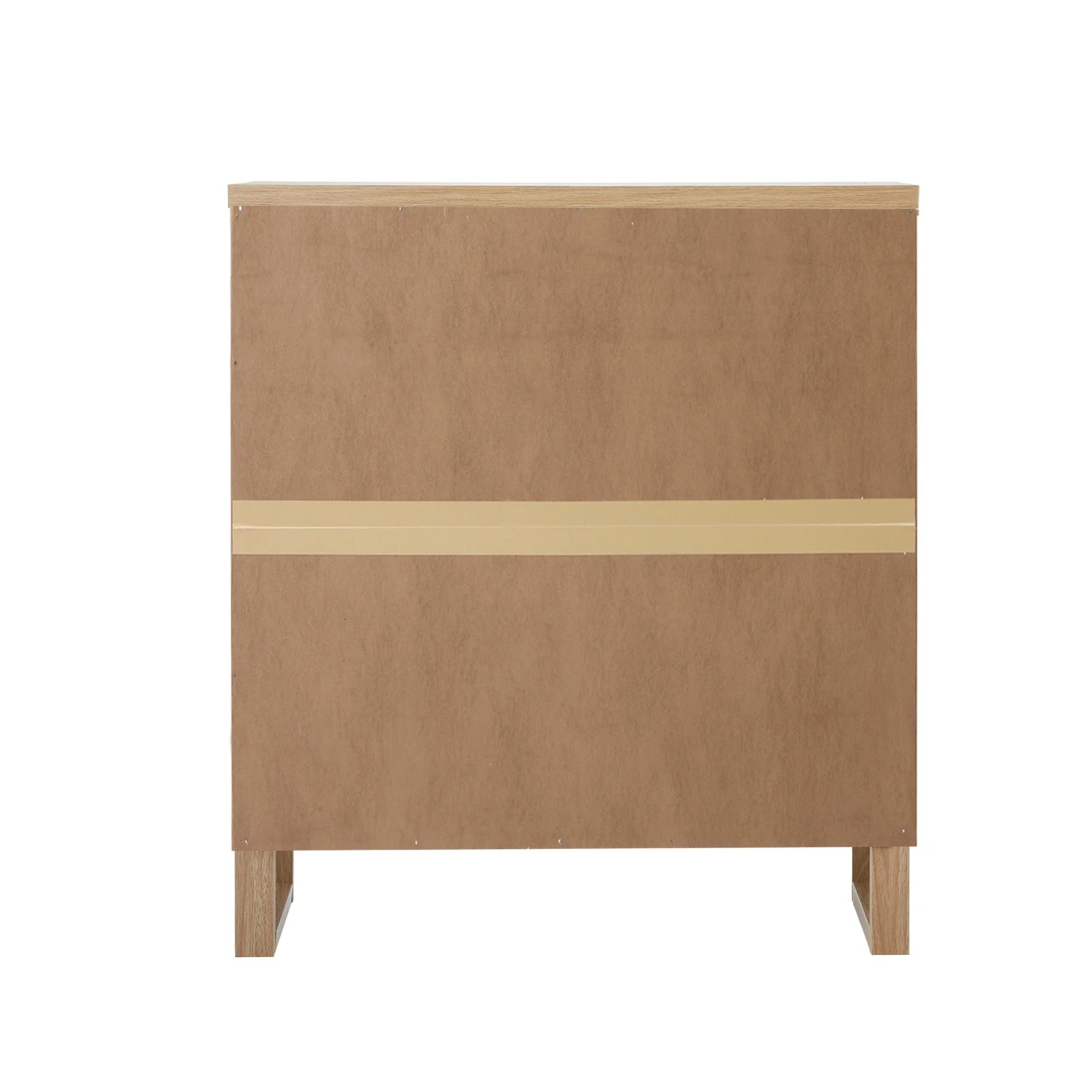 8 Oikiture 5 Chest of Drawers Dresser Tallboy Storage Desk Bedroom - Natural, 8 of 8