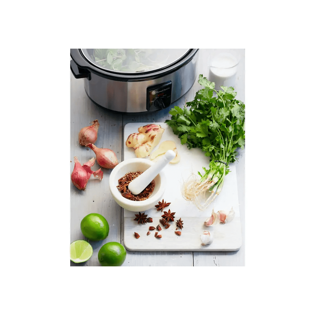 5 Russell Hobbs 4443bss Electric 3.5l Slow Cooker Pot/ceramic Bowl Stainless Steel
 - Silver, 5 of 5