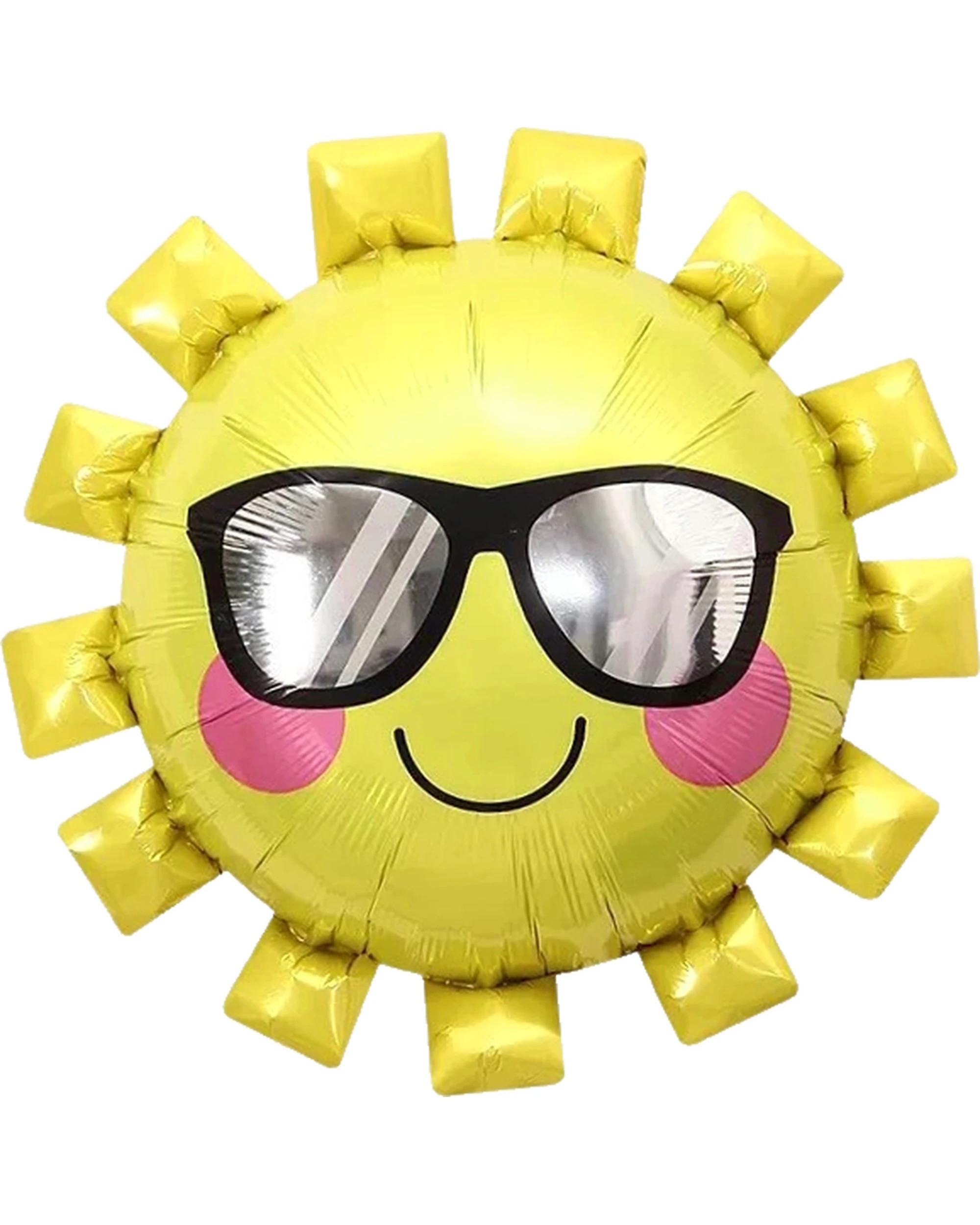 1 Party Maker Sun Face Supershape Helium Balloon 65cm, 1 of 1