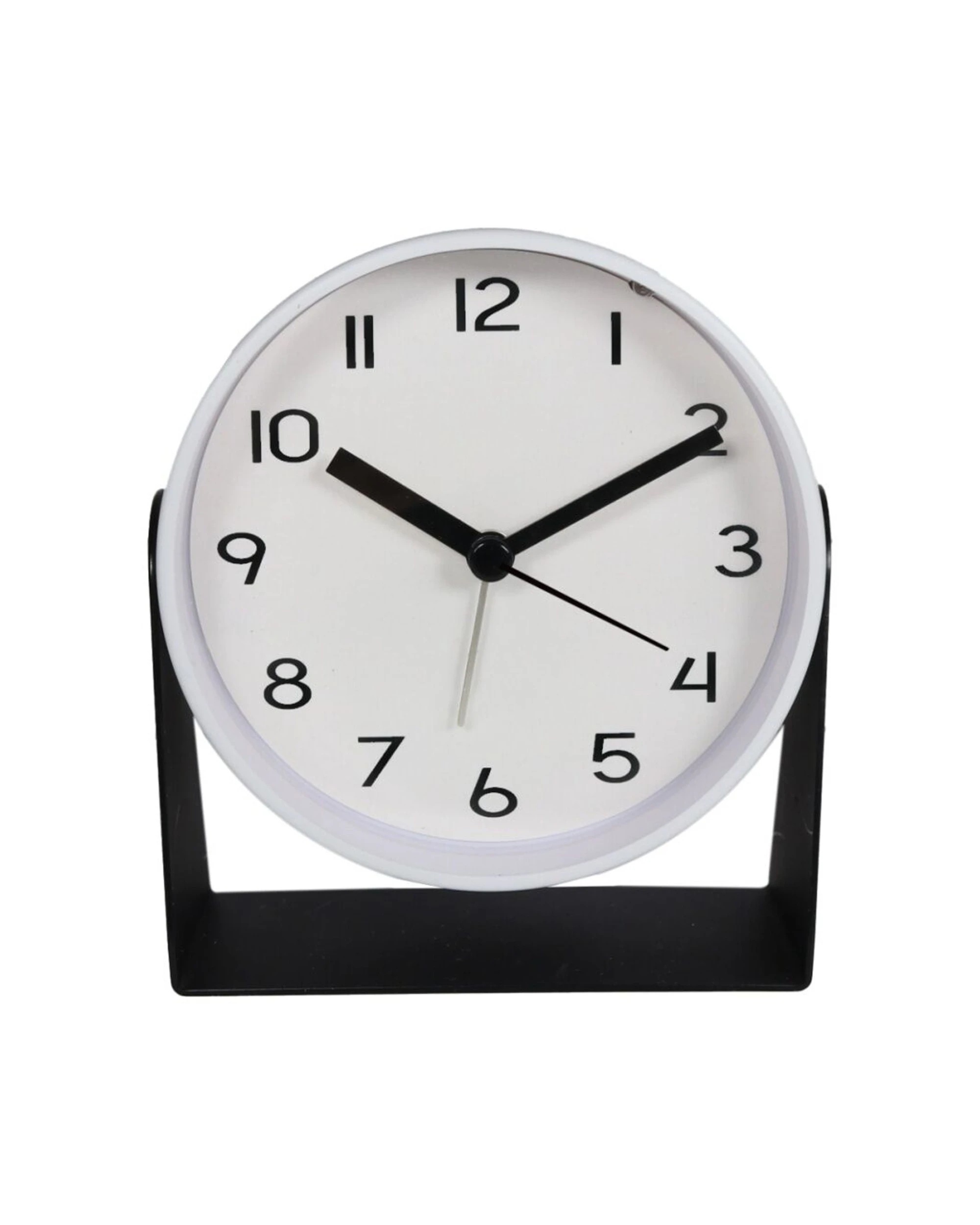 2 Wicked Sista Hayden Alarm Clock Silent Movement Built In Light - White, 2 of 2