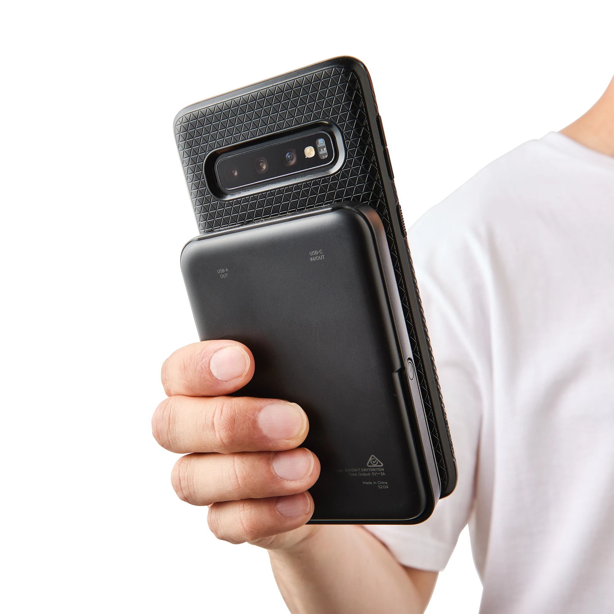 2 10000mAh Portable Charger with Stand - Black, 2 of 10