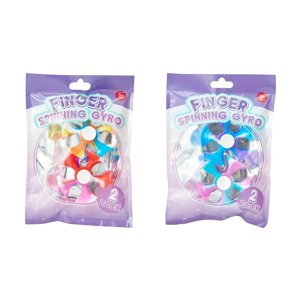 6 2 Pack Finger Spinning Gyro - Assorted, 6 of 6