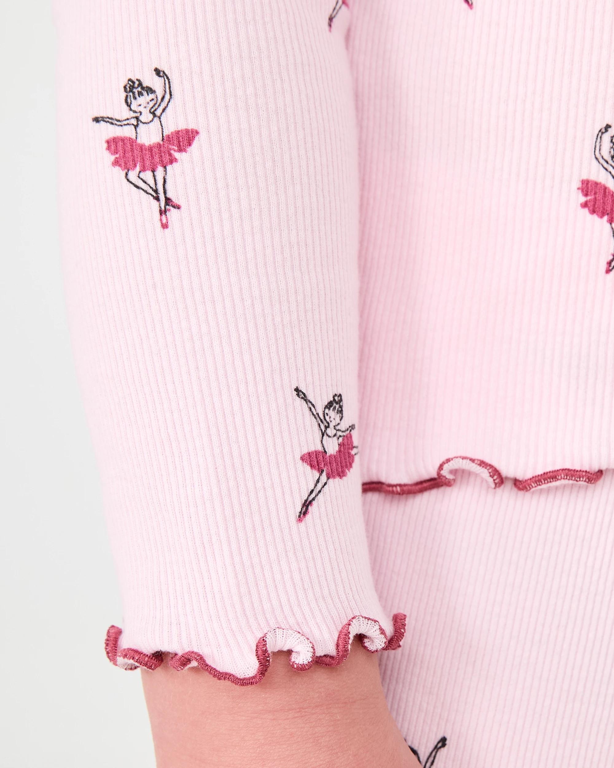 5 Ribbed Pyjama Set Pnk Balt, 5 of 7