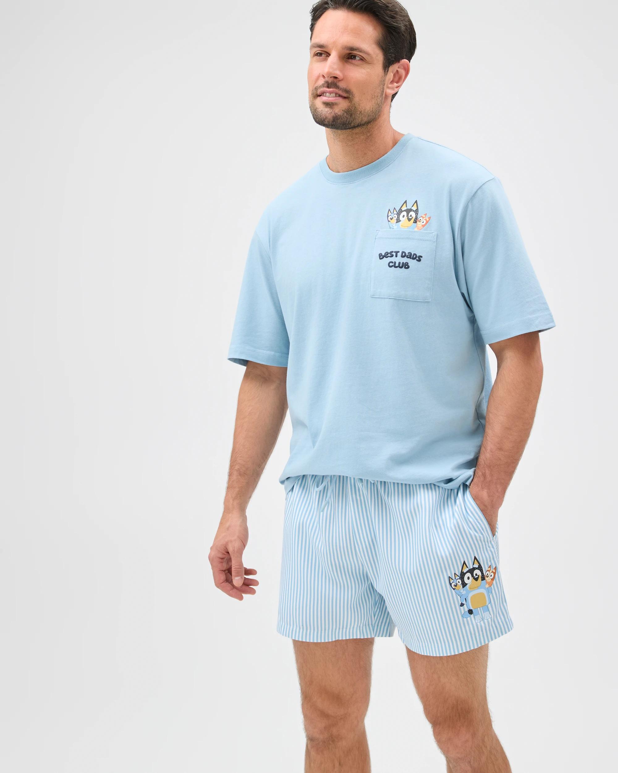 3 Bluey Stripe Shorts BLUE, 3 of 6