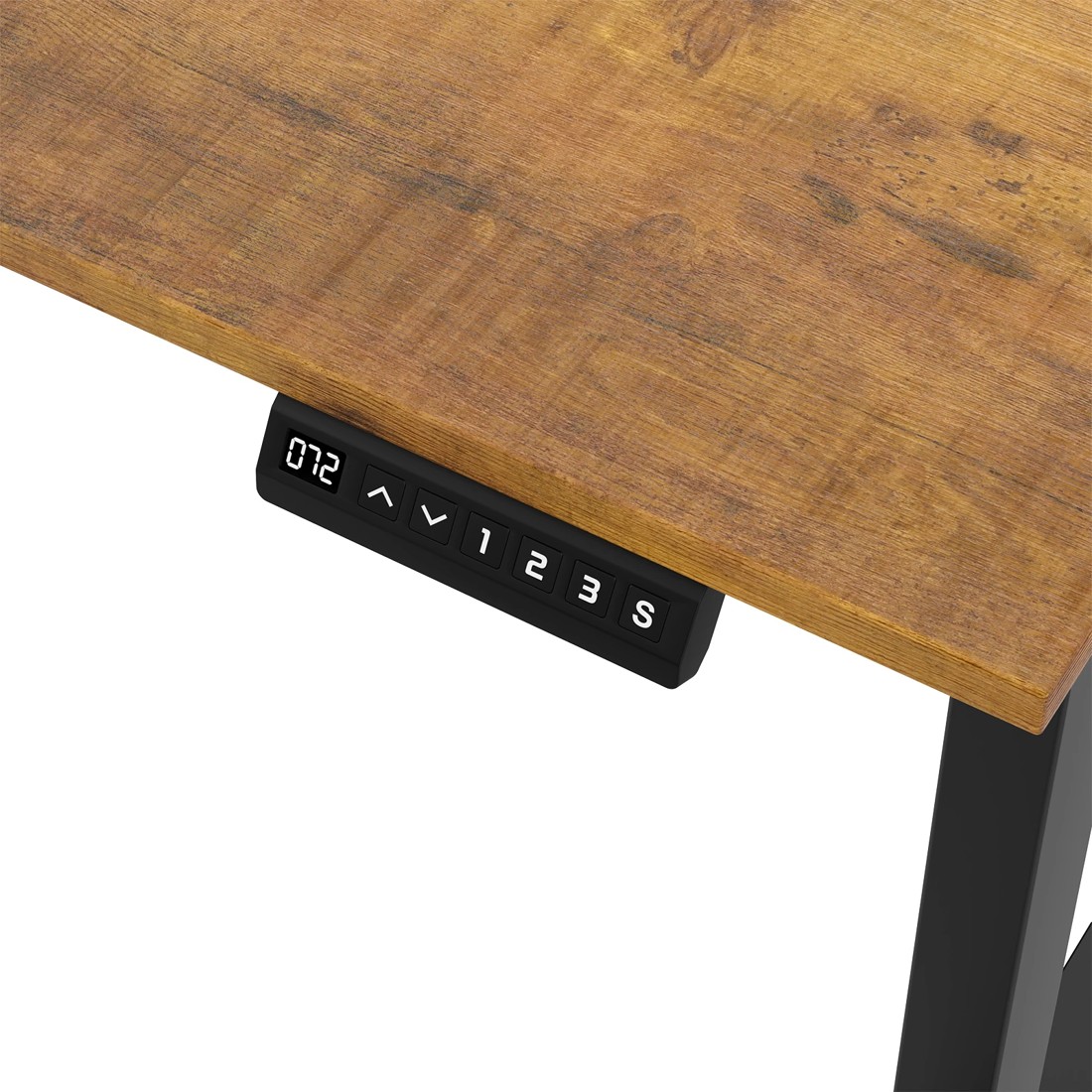 5 Advwin L Shaped Electric Standing Desk Adjustable Computer Desk with Charging Station - Brown, 5 of 9