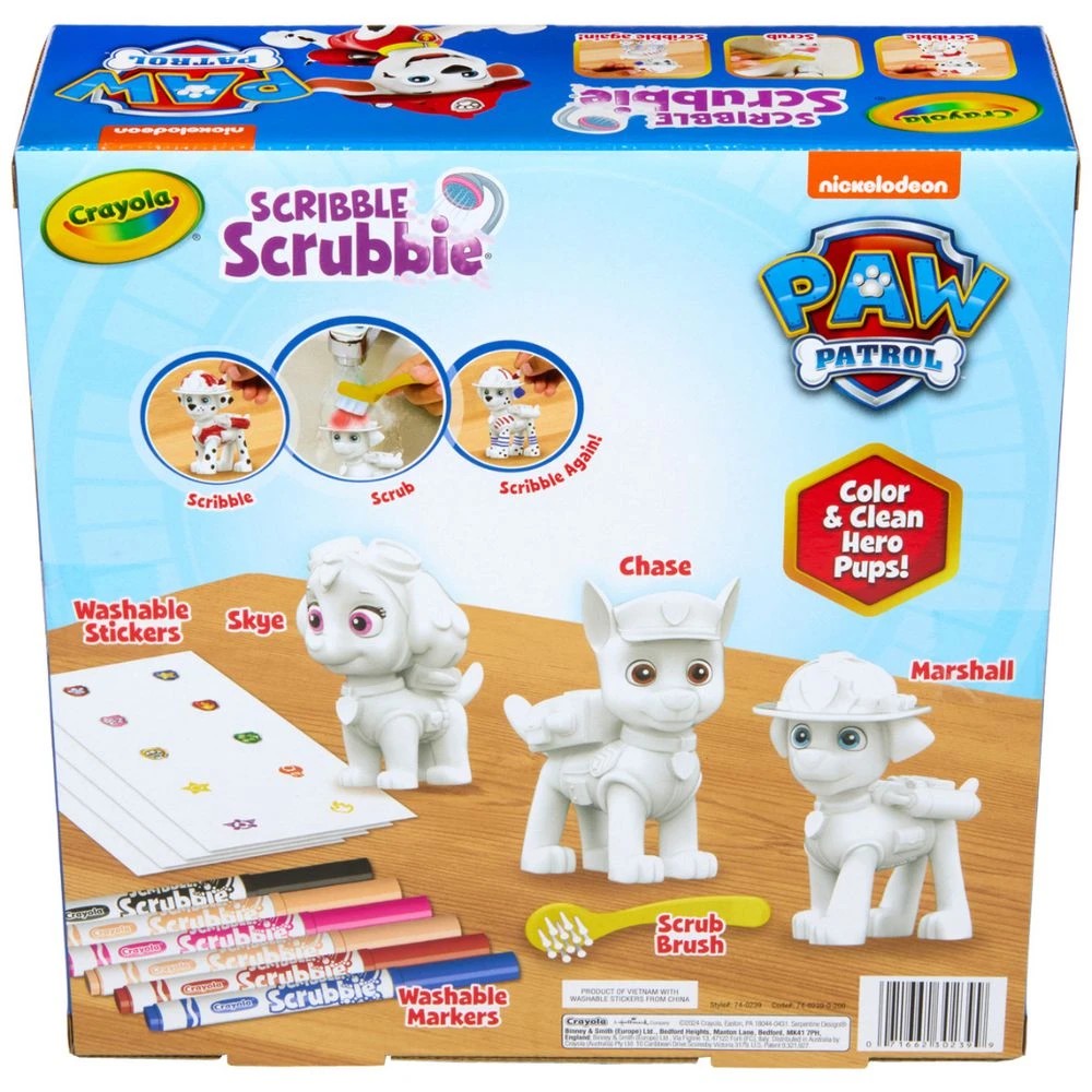 4 Crayola Scribble Scrubbie Paw Patrol Set, 4 of 8