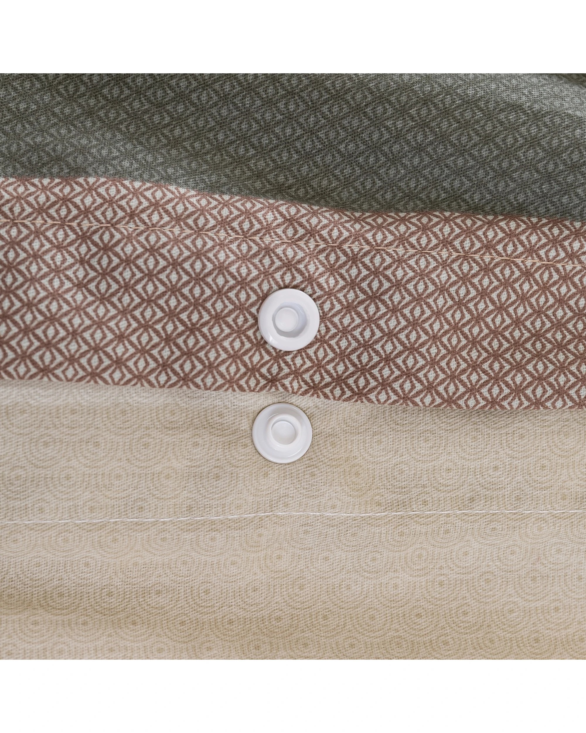 7 Dreamaker Canyon 100% Cotton Reversible Quilt Cover Set - Queen Bed - Green, 7 of 9