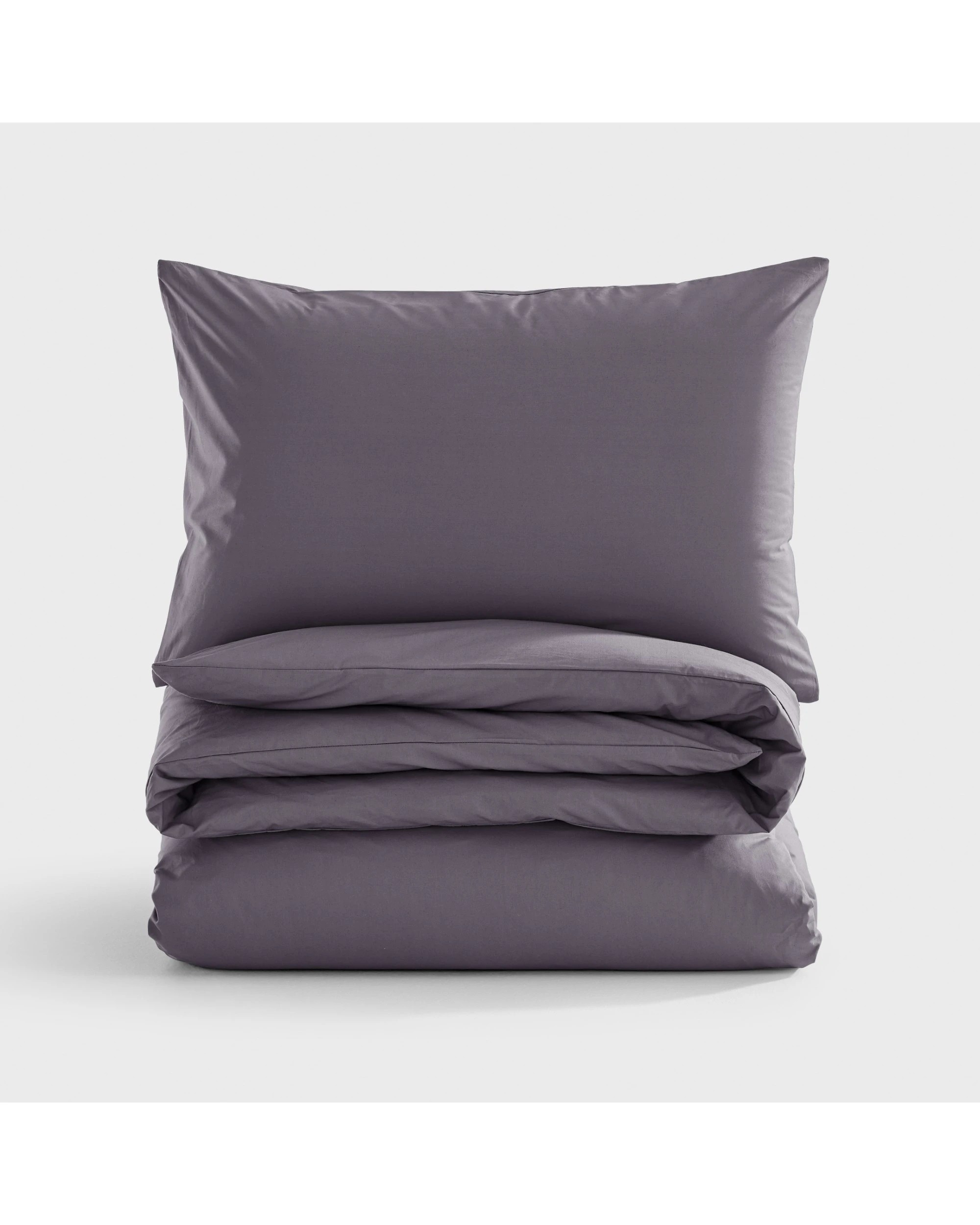 2 Dreamaker 300TC Cotton Percale Quilt Cover Set - King Bed - Charcoal, 2 of 6